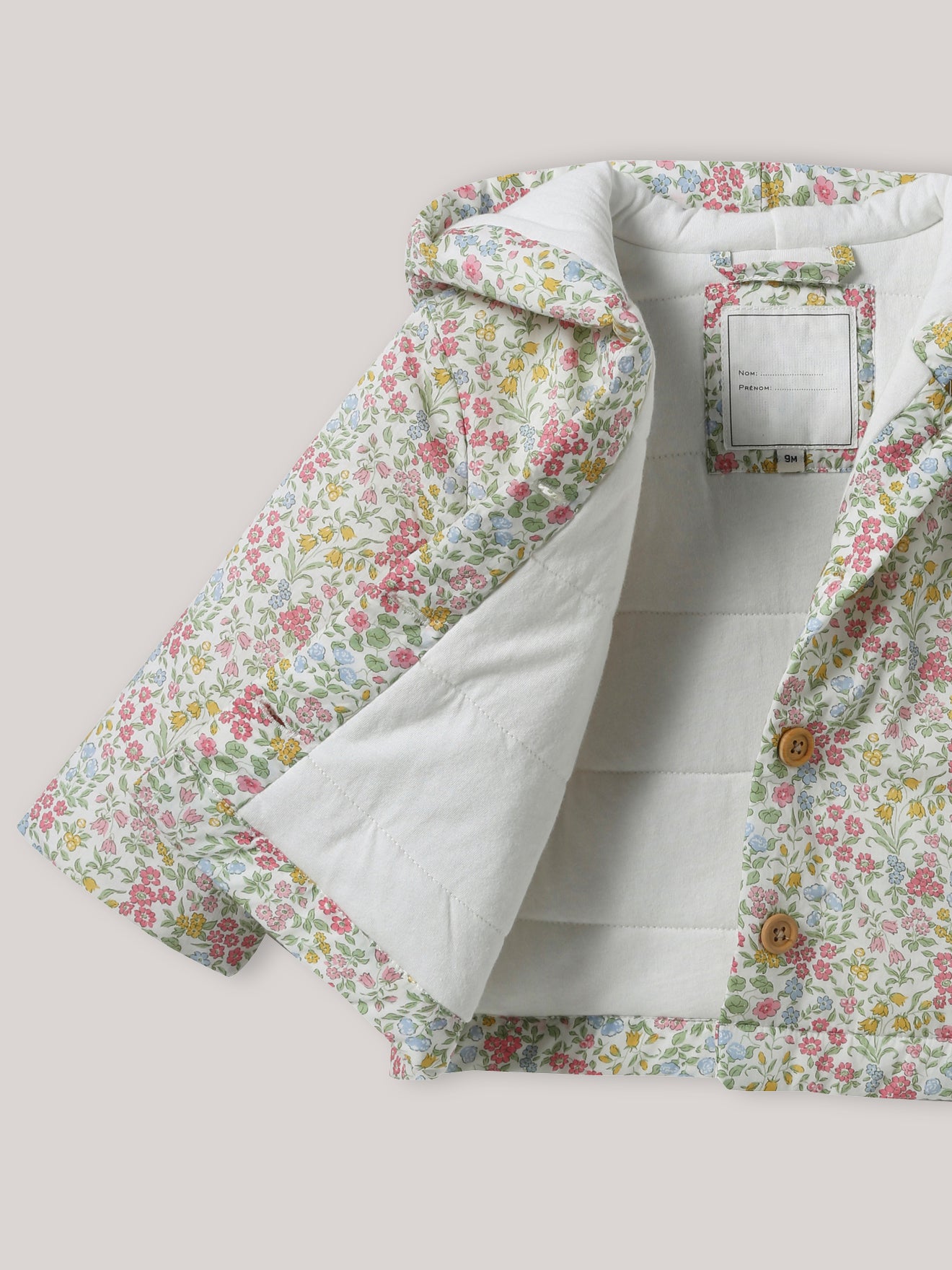 Veste en tissu Liberty Bébé