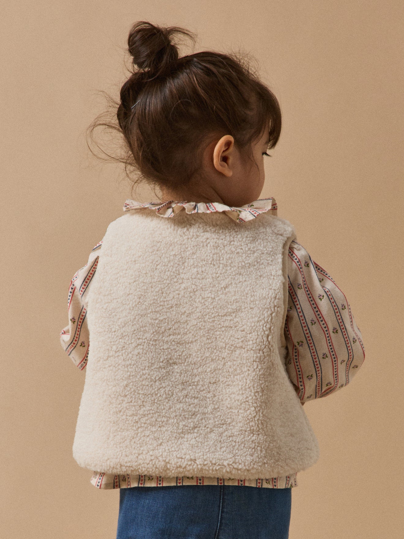 Veste sans manches en sherpa Bébé