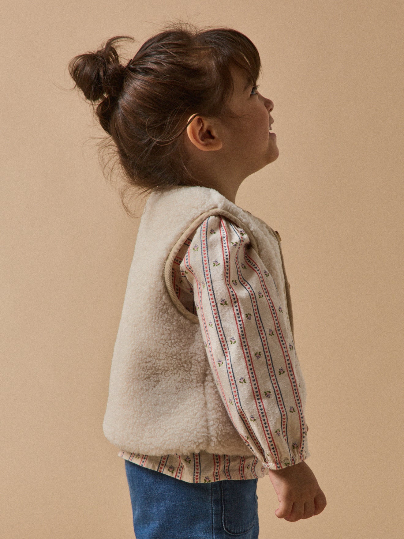 Veste sans manches en sherpa Bébé