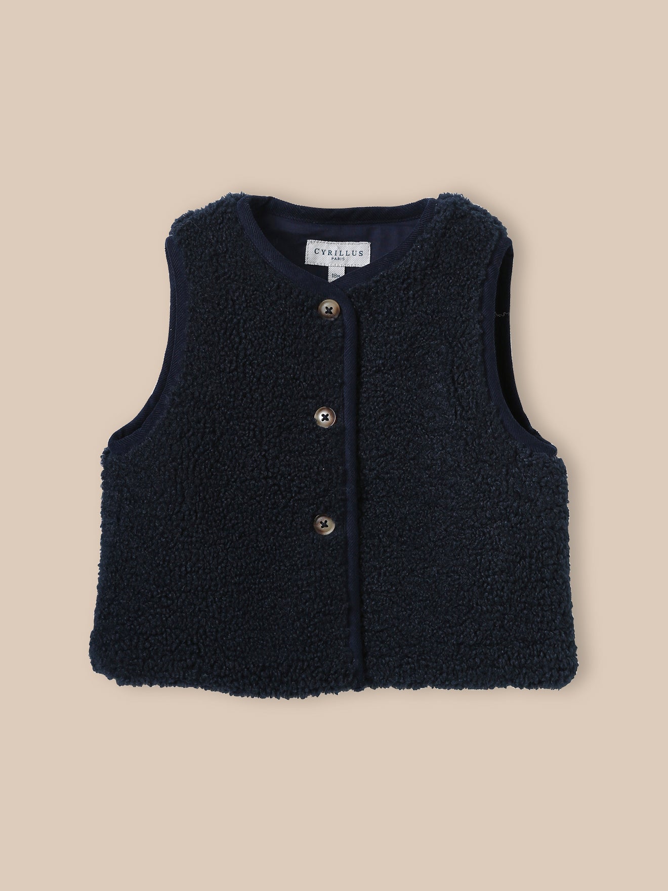 Veste sans manches en sherpa Bébé Cyrillus FR1
