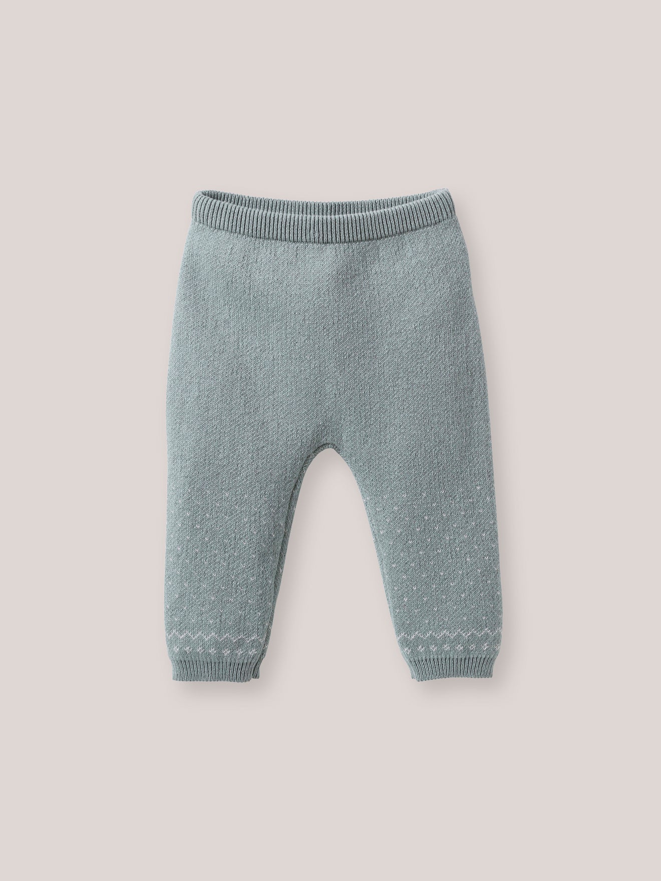 Ensemble jacquard bébé en laine