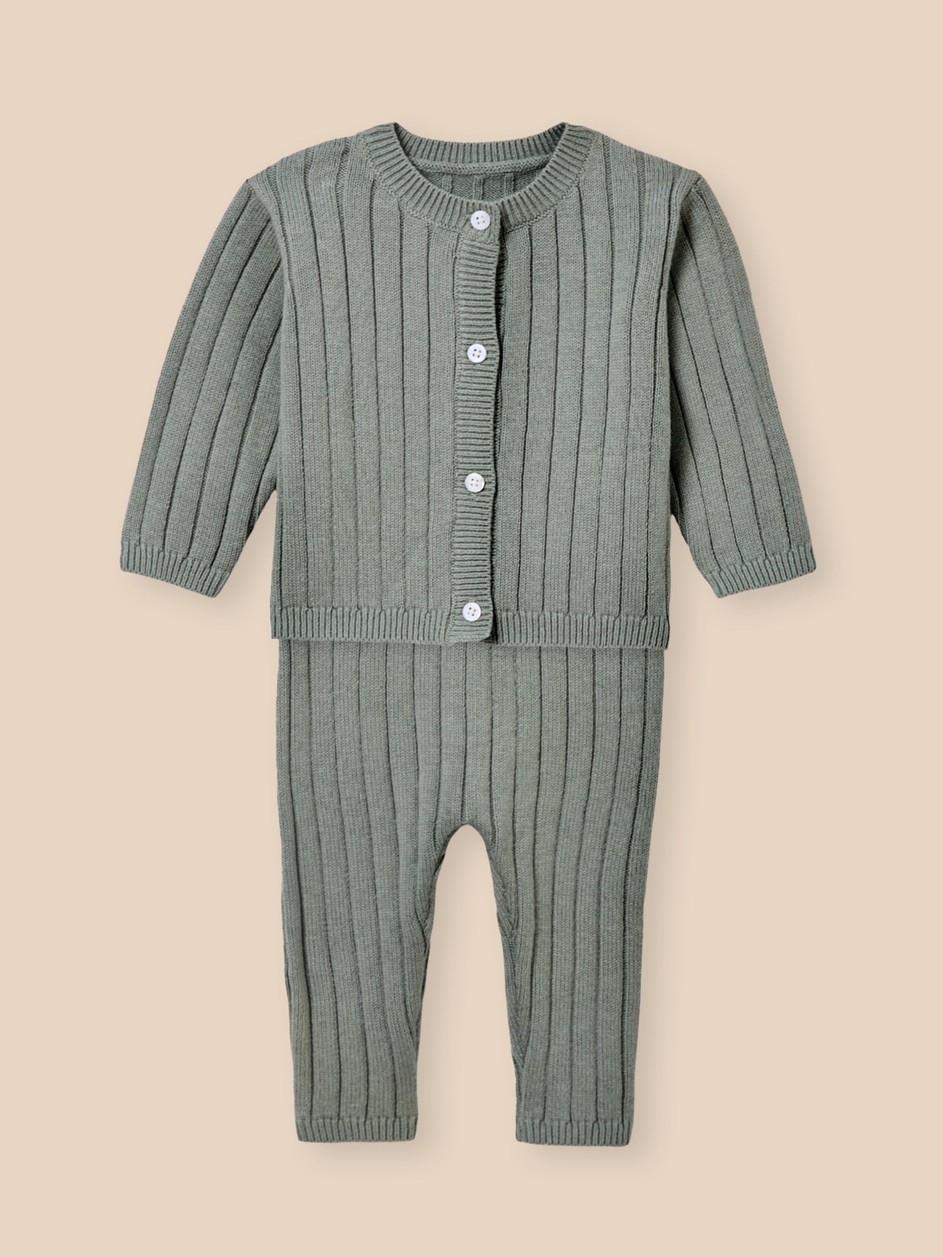 Ensemble bébé coton biologique et laine