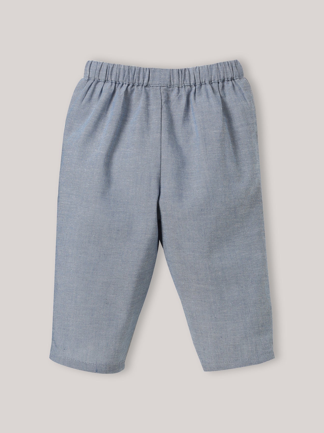 Pantalon en tissu chambray Bébé