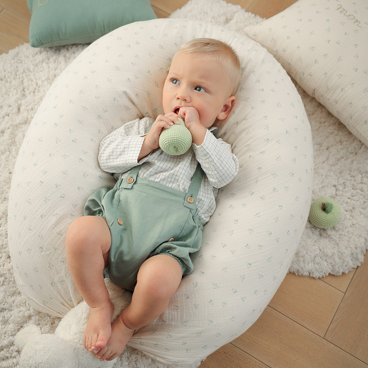 Bloomer En Mousseline De Coton Bio GOTS Nature (3-6 Mois