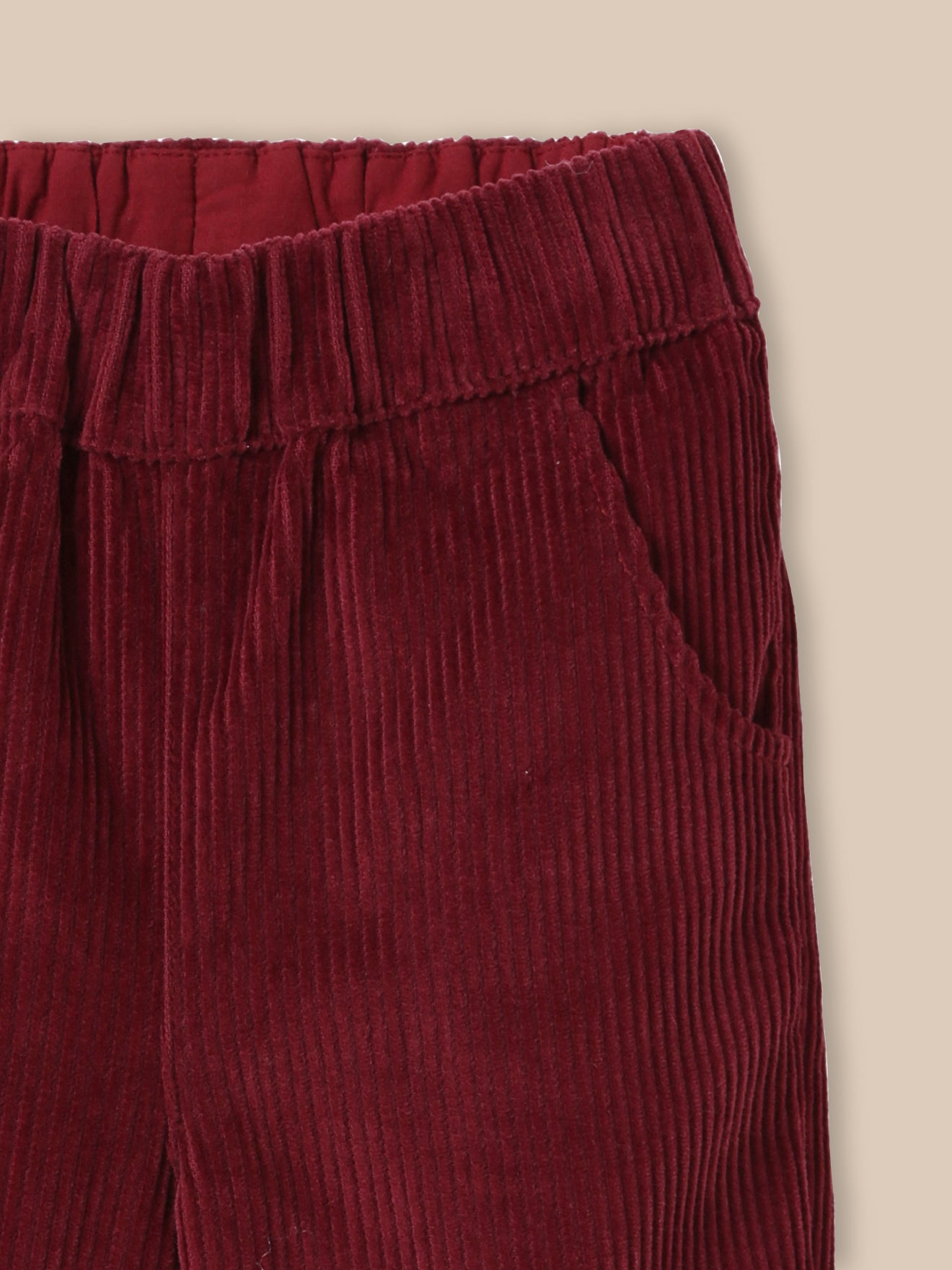 Pantalon velours en grosses côtes Bébé