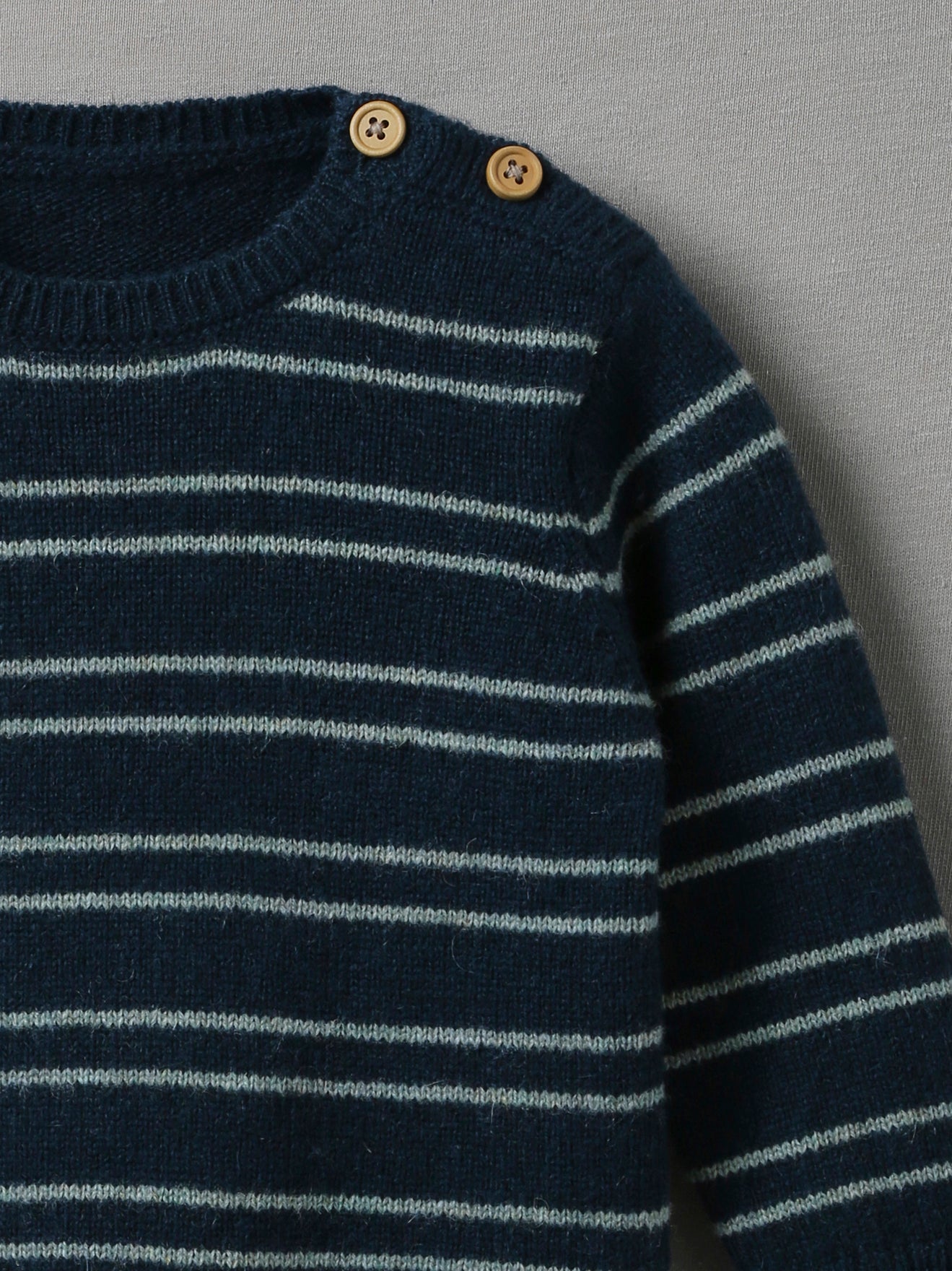 Pull rayé Bébé en Lambswool