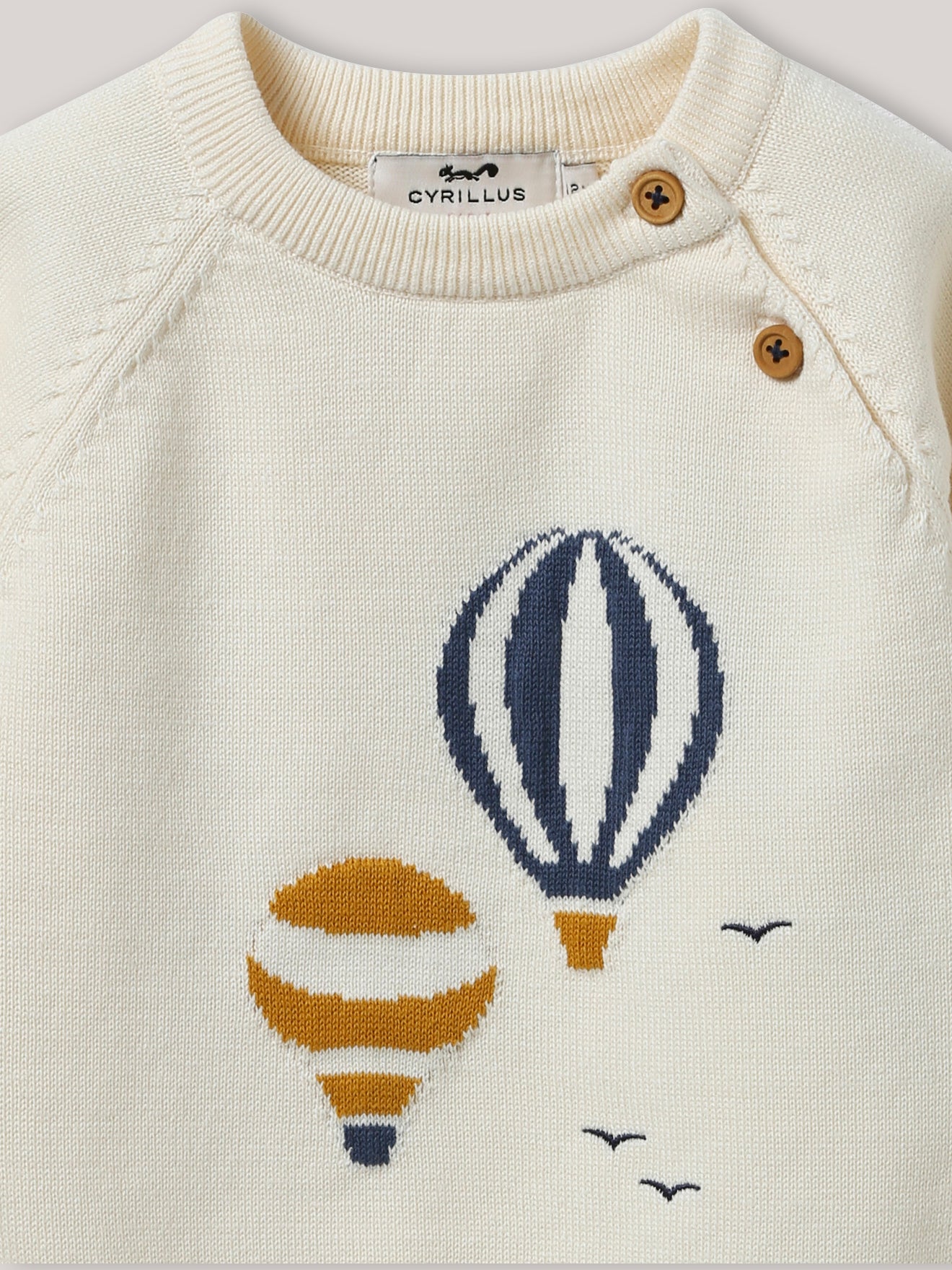 Pull montgolfières bébé - Coton biologique