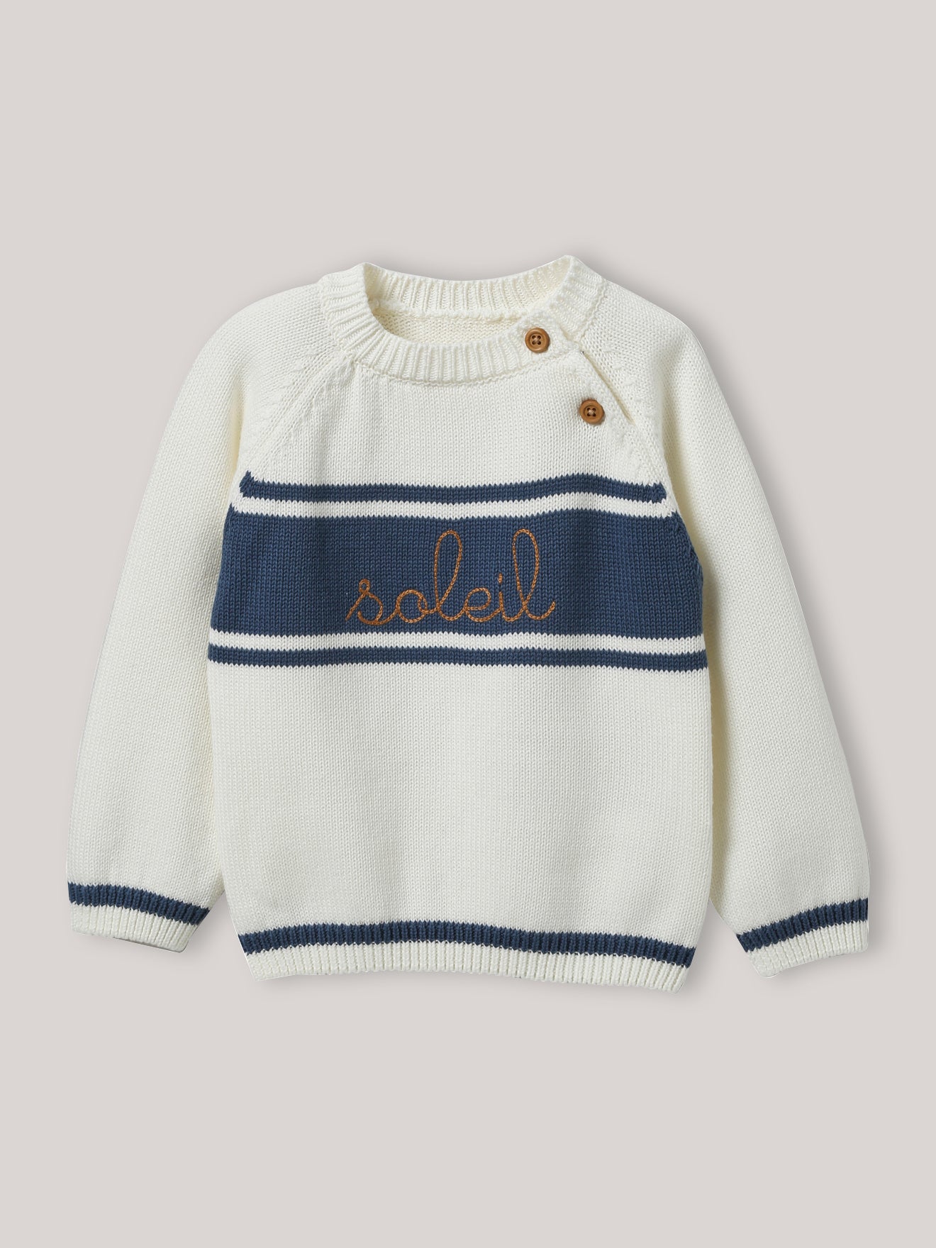 Pull brodé bébé - Coton biologique