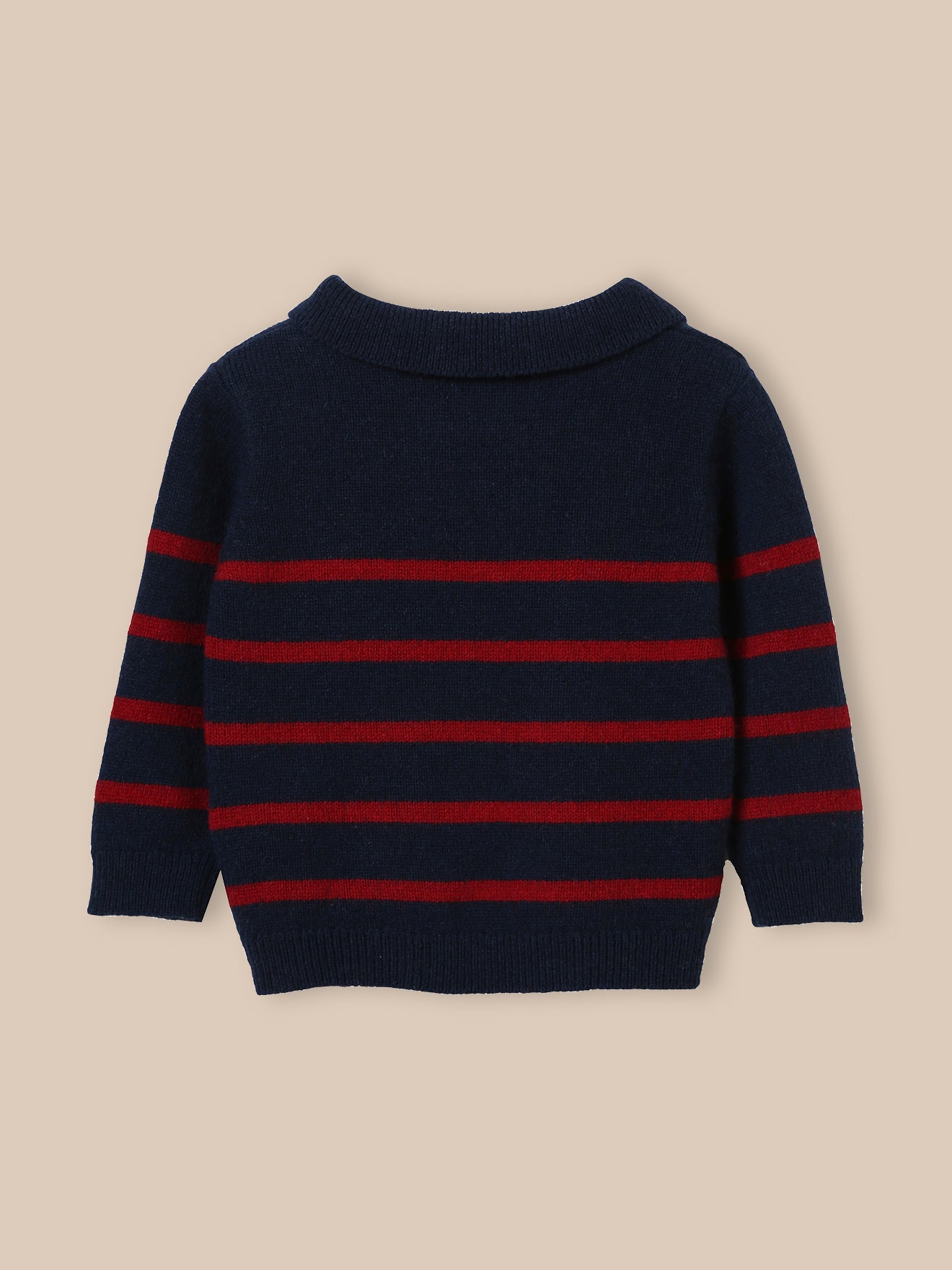 Pull col polo Bébé laine