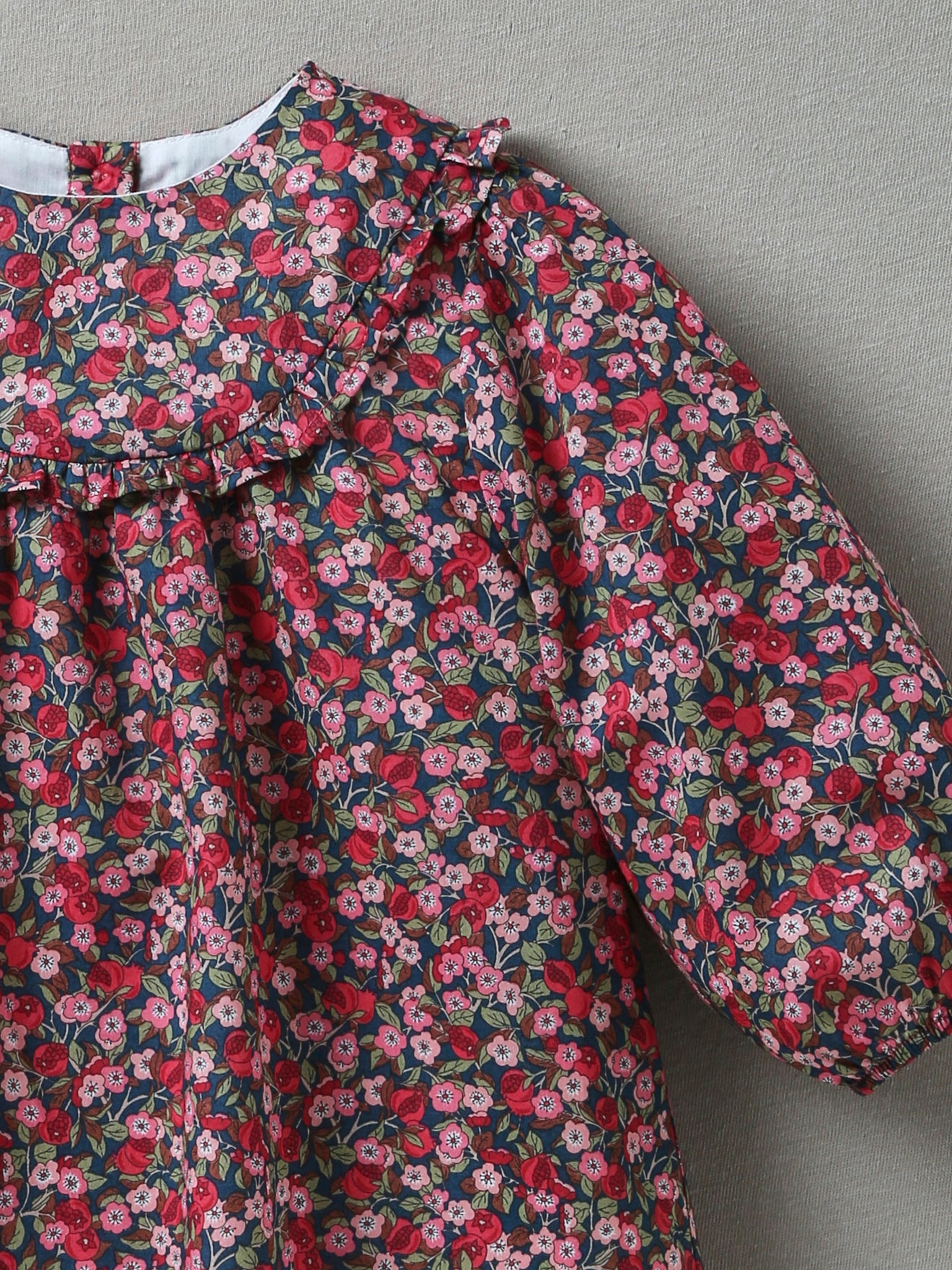 Robe Bébé en tissu Liberty