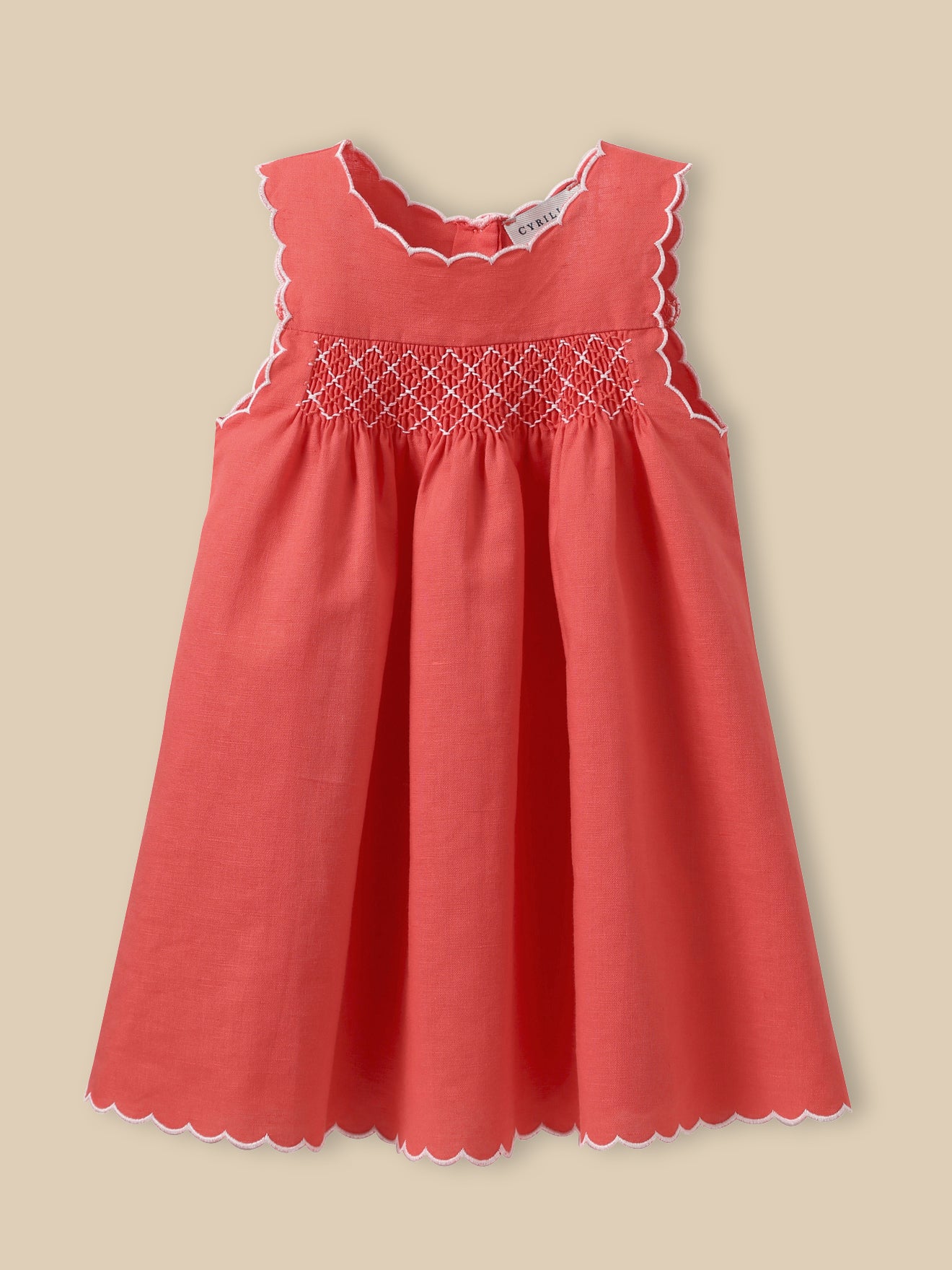 Robe en lin et coton Bébé