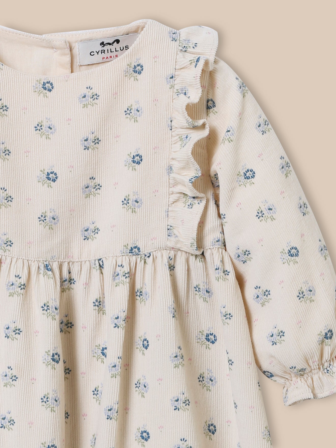 Robe en velours bébé