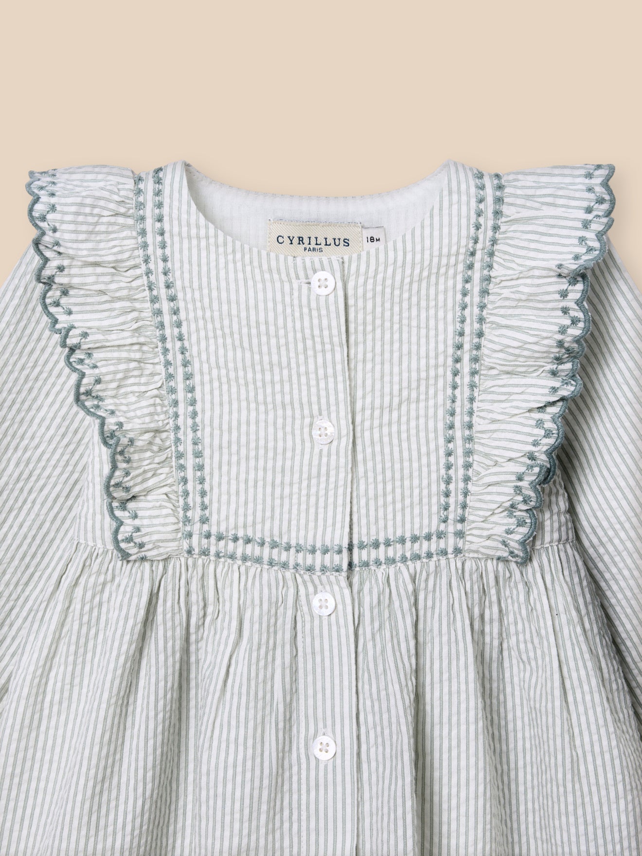 Robe en seersucker Bébé