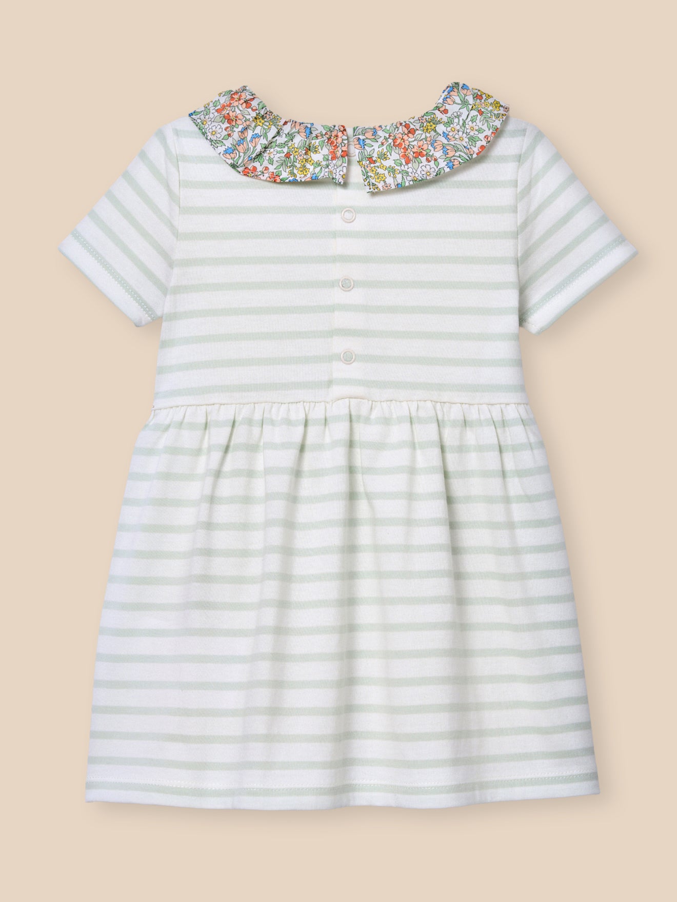 Robe marinière bébé - Coton biologique