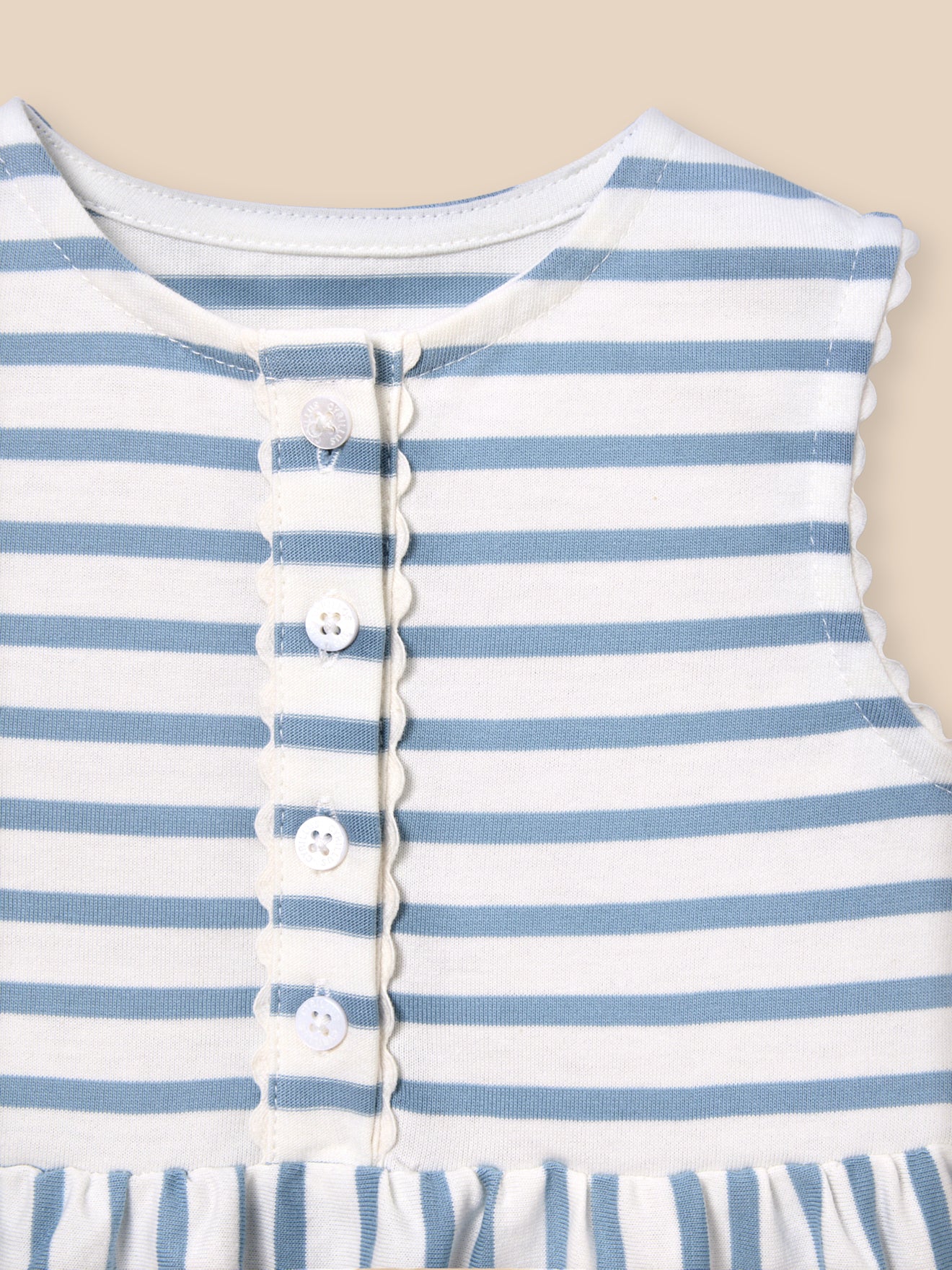 Robe rayée Bébé - Coton Biologique