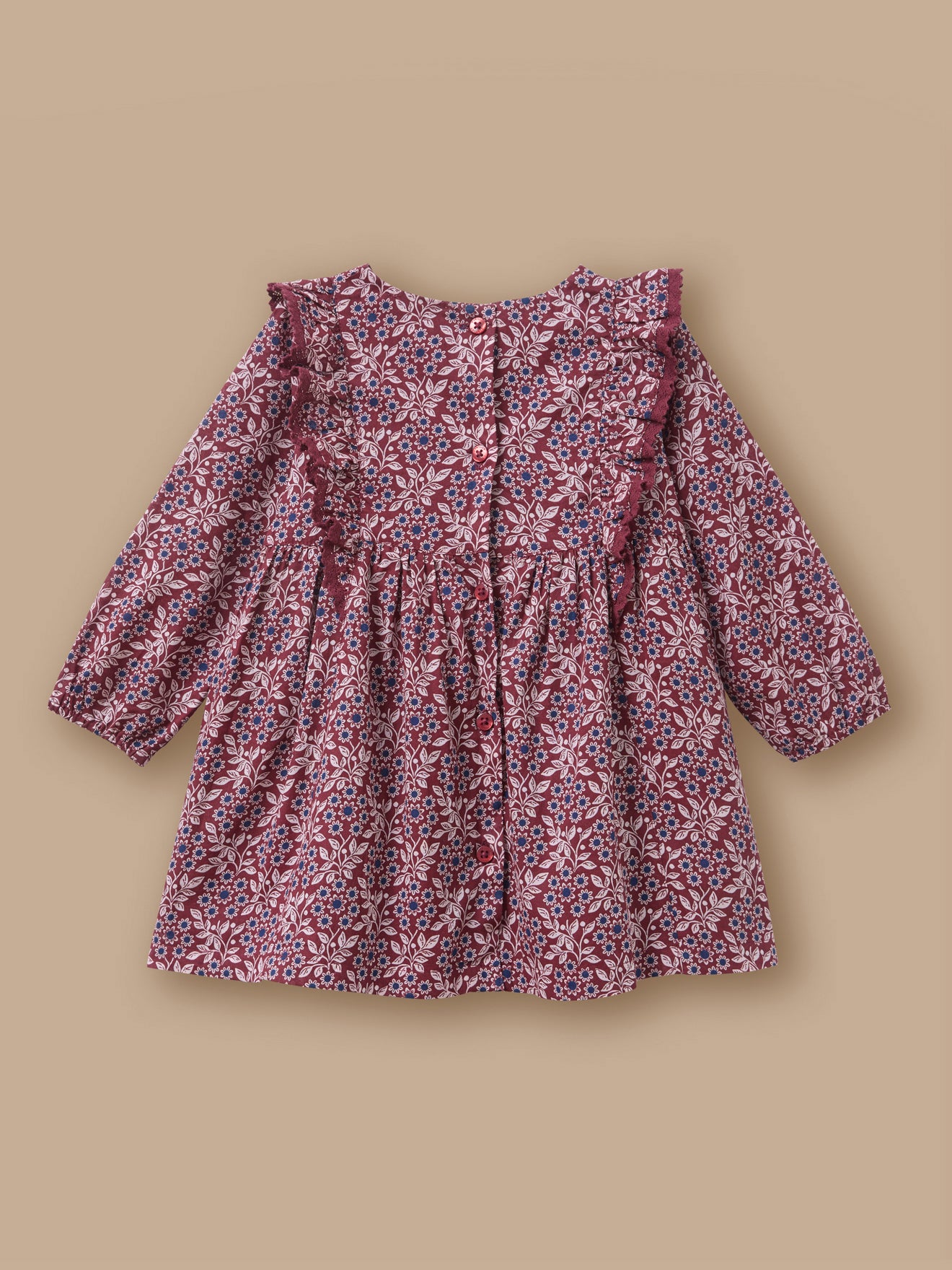 Robe imprimée volantée Bébé