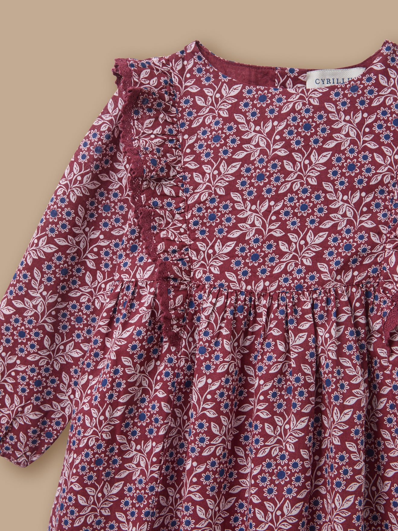 Robe imprimée volantée Bébé