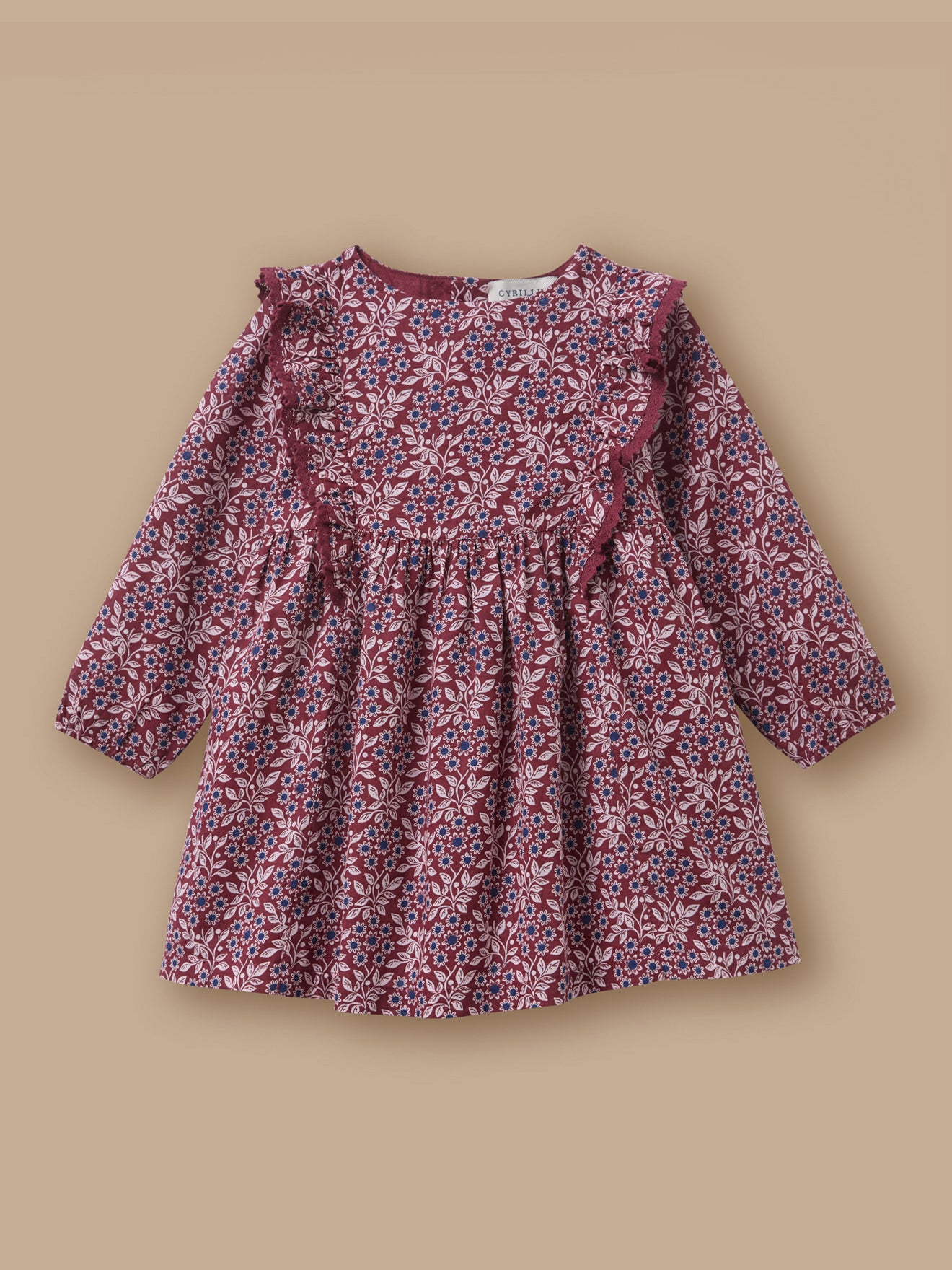 Robe imprimée volantée Bébé