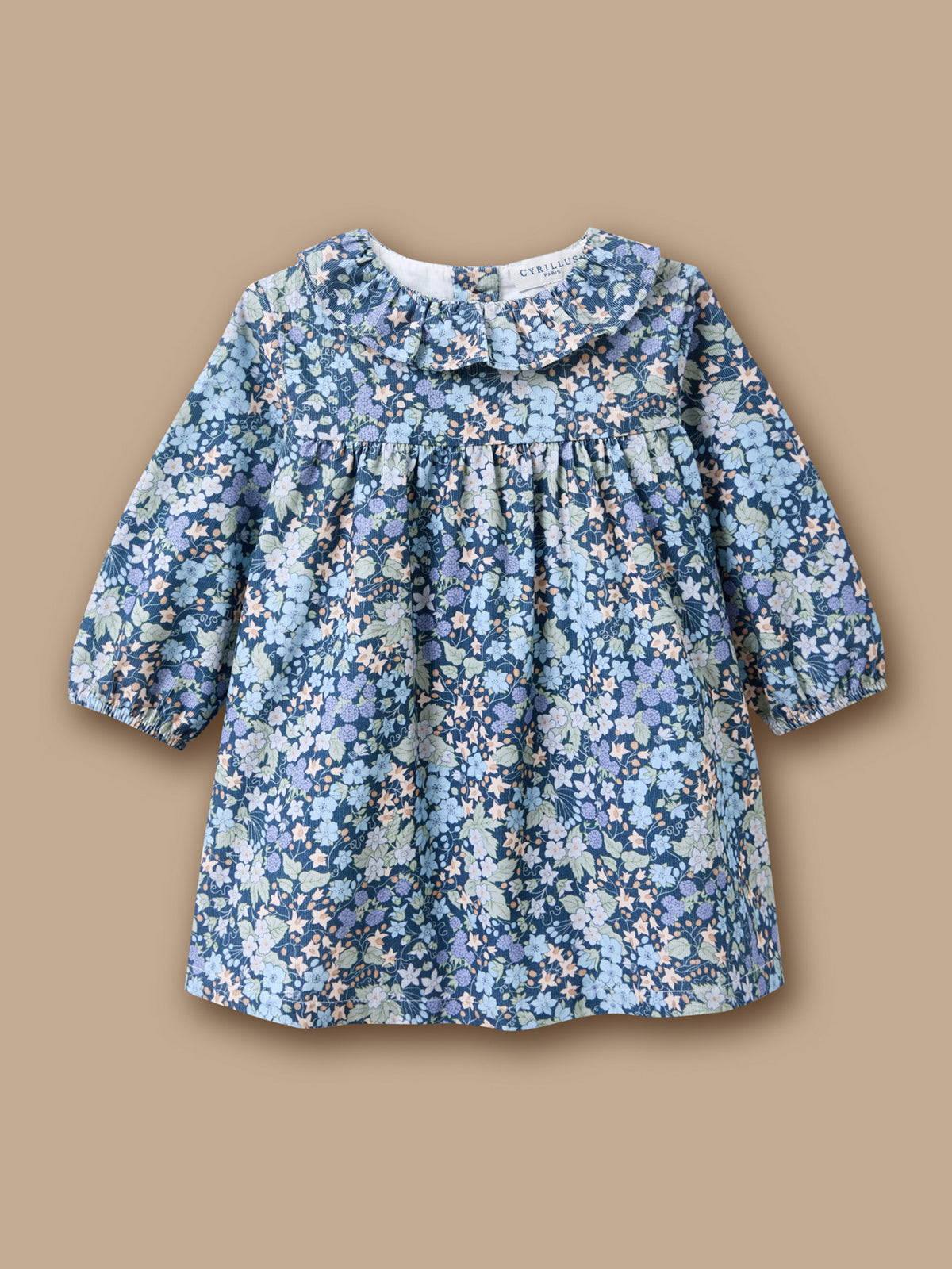 Robe bébé en tissu Liberty