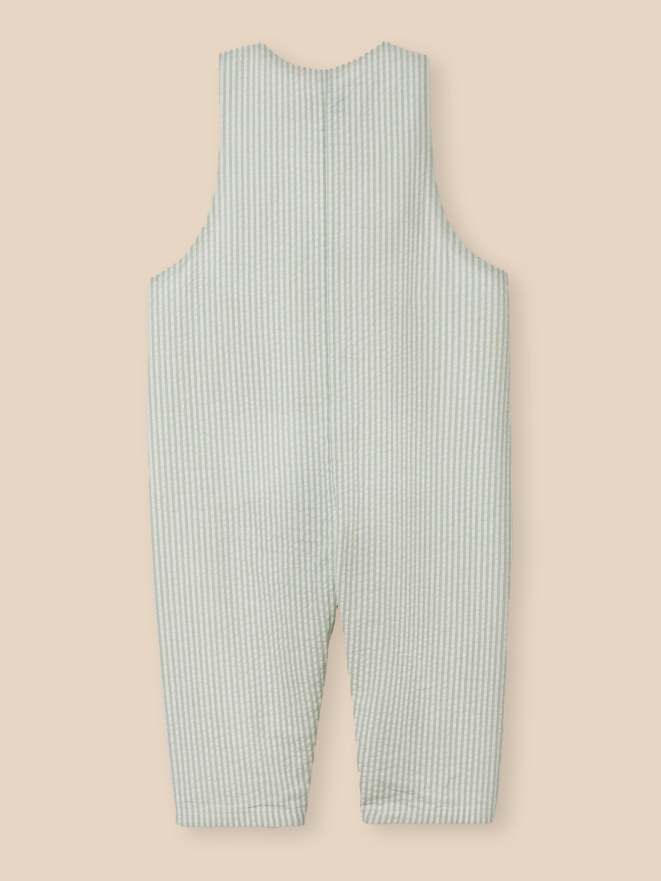 Salopette en seersucker Bébé