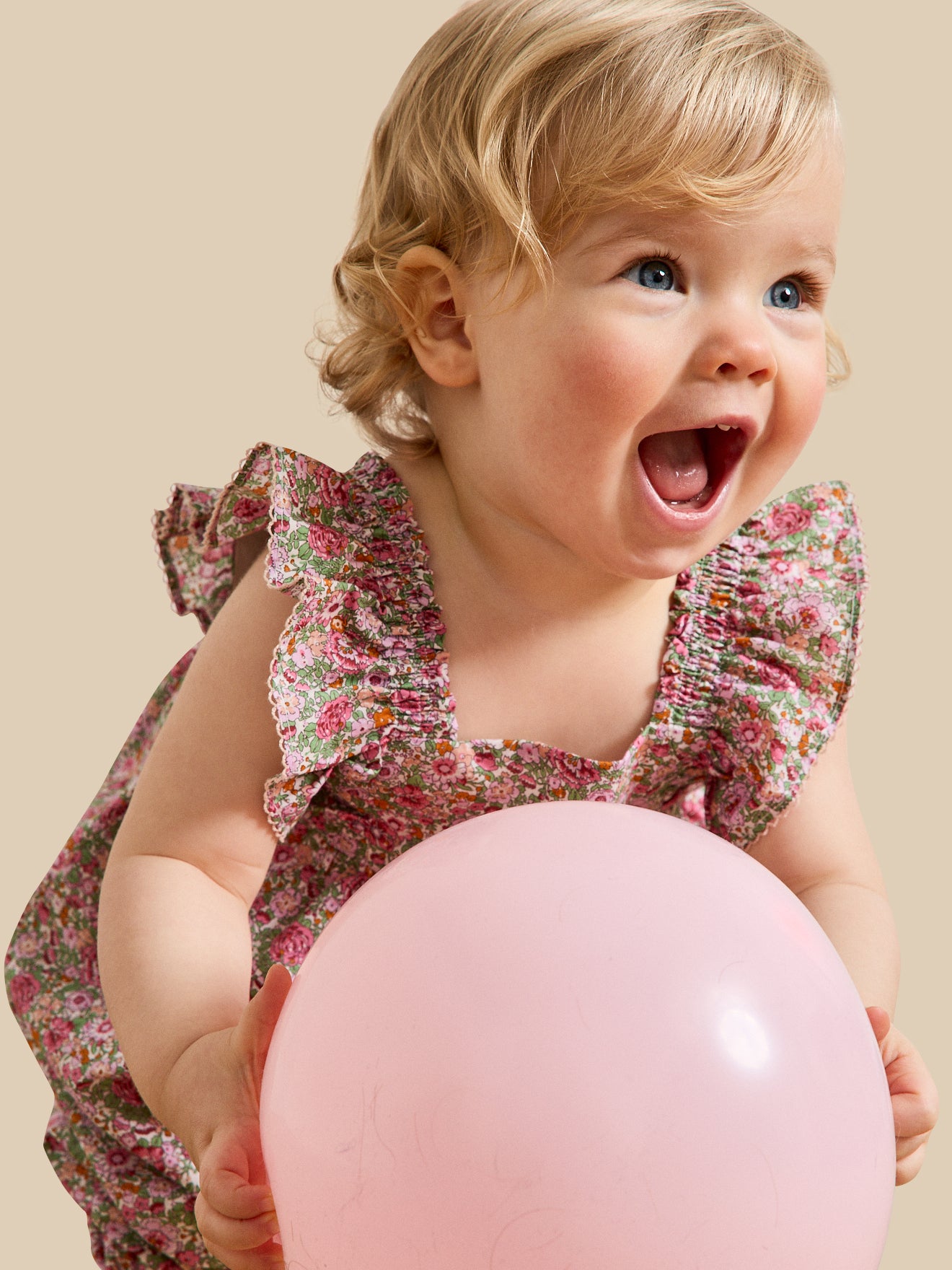 Combi-bloomer en tissu Liberty Bébé