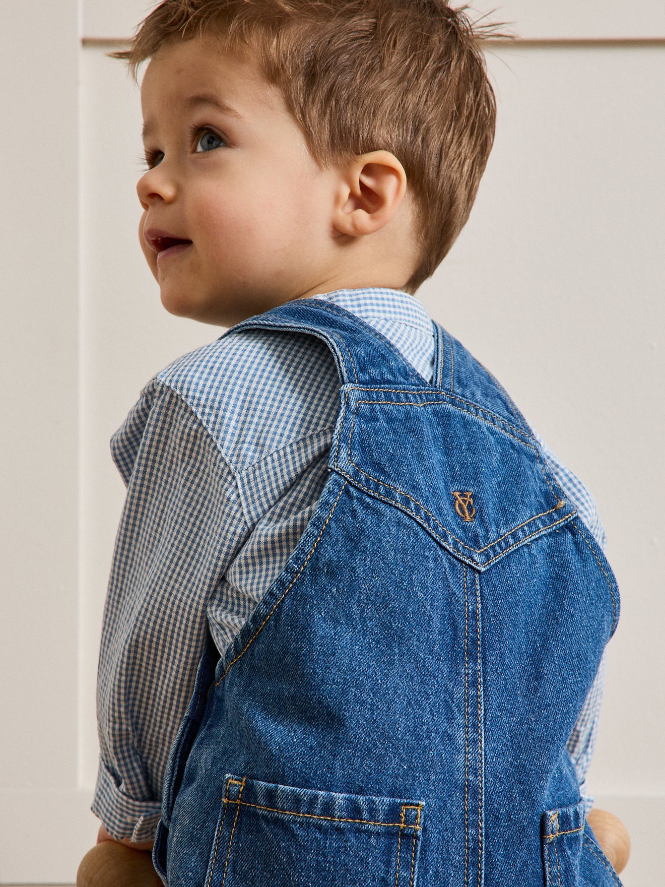 Salopette en denim Bébé