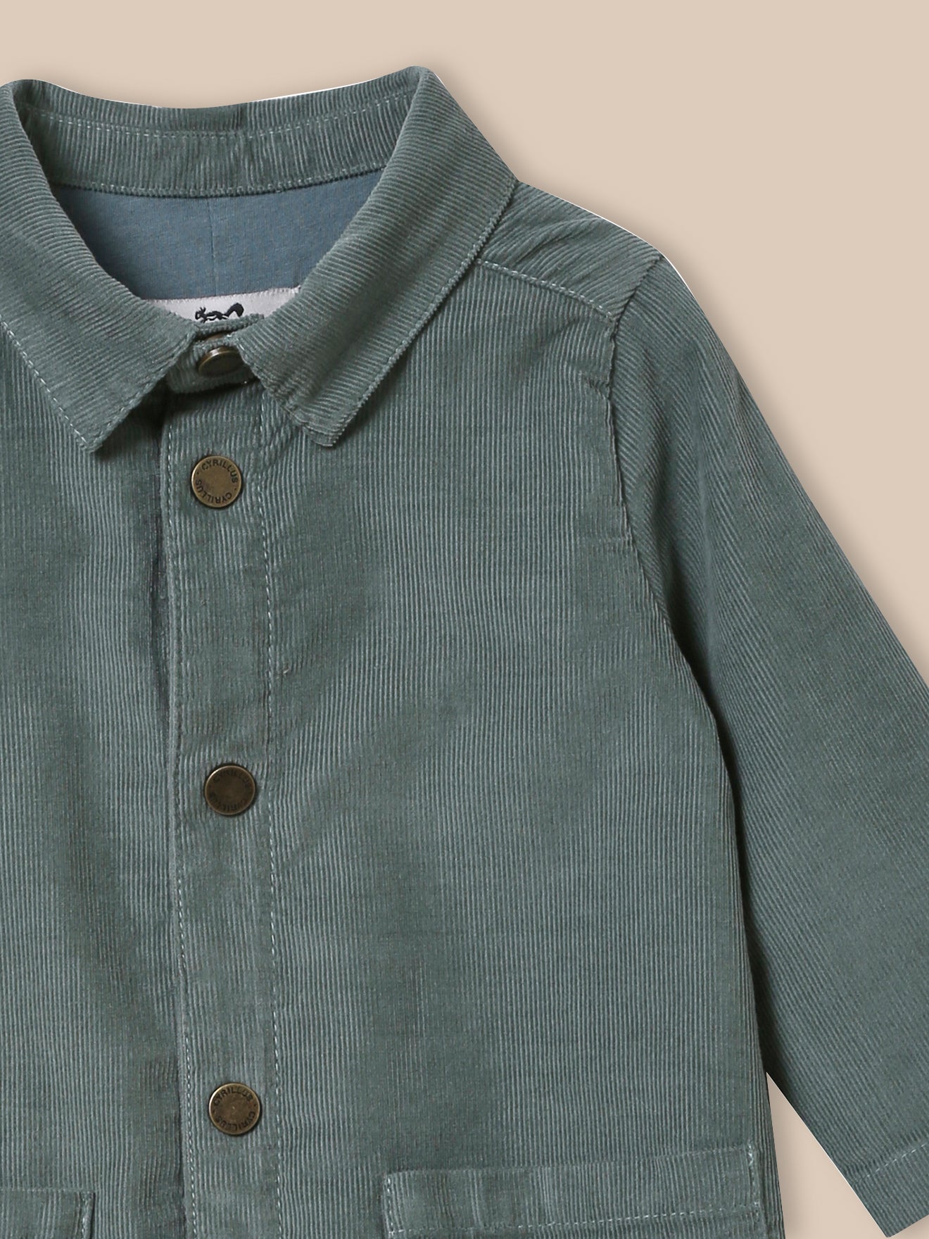 Combinaison en velours bébé