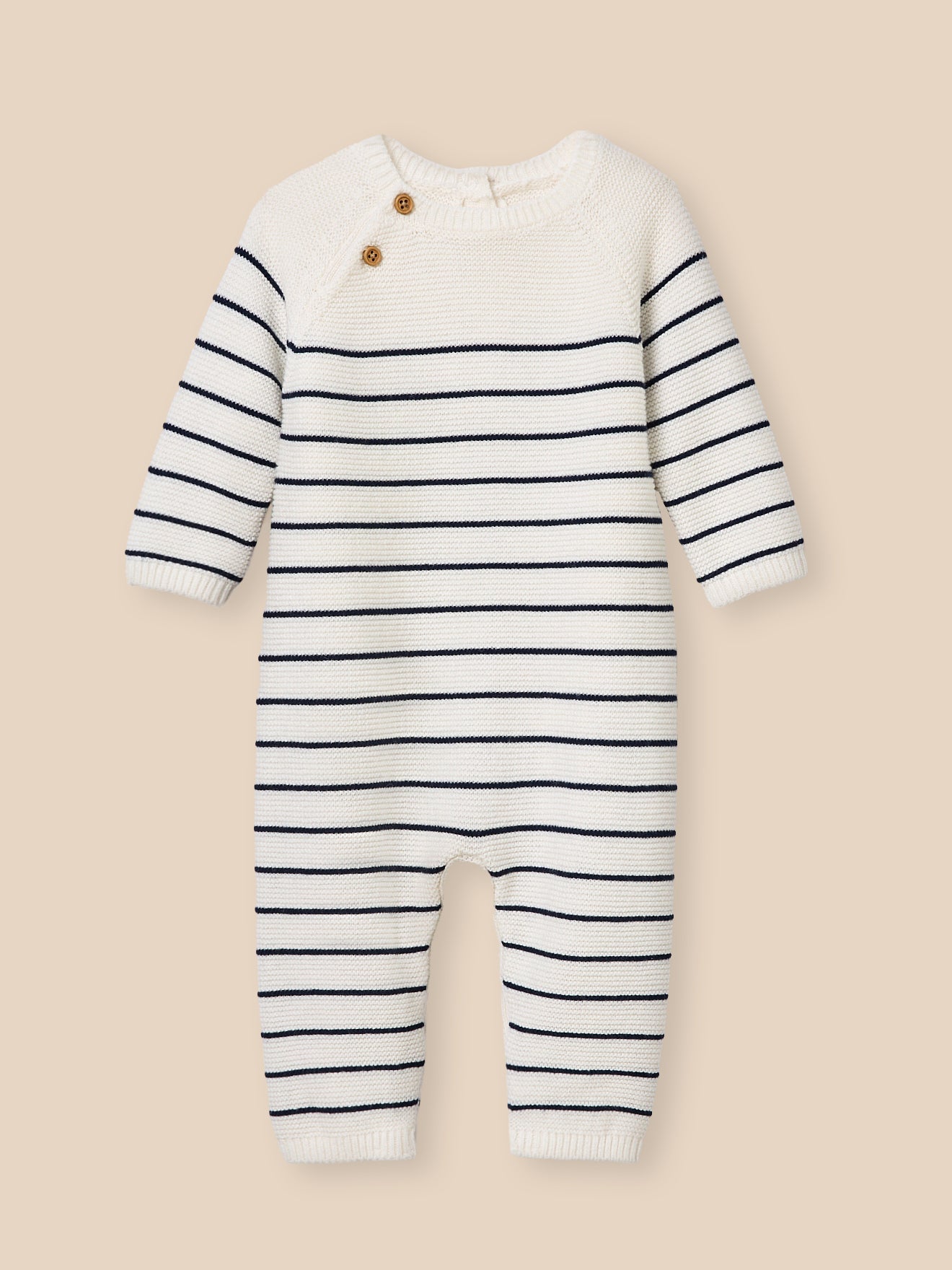 Combinaison Bébé en coton biologique et laine