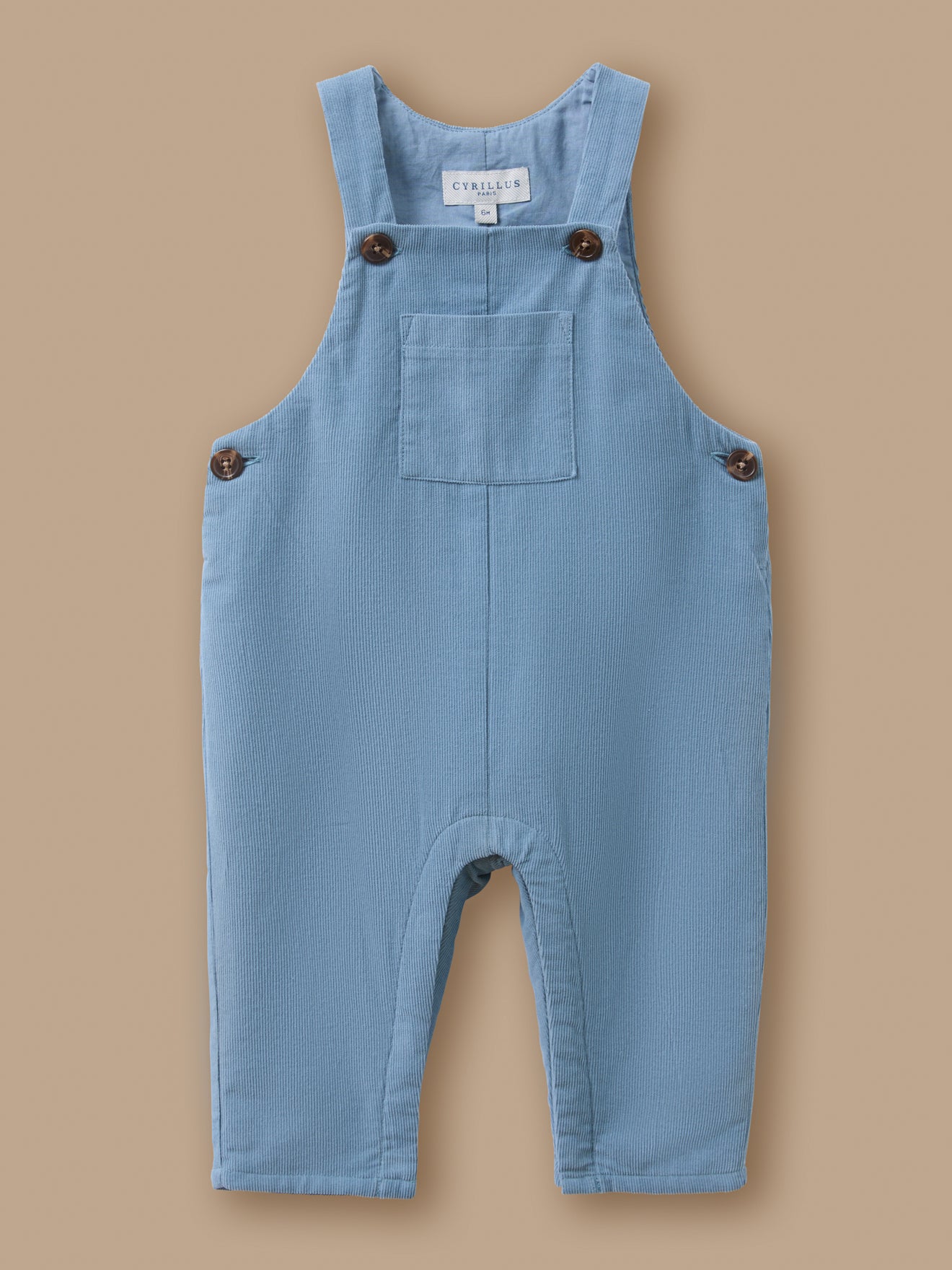 Salopette en velours ras Bébé
