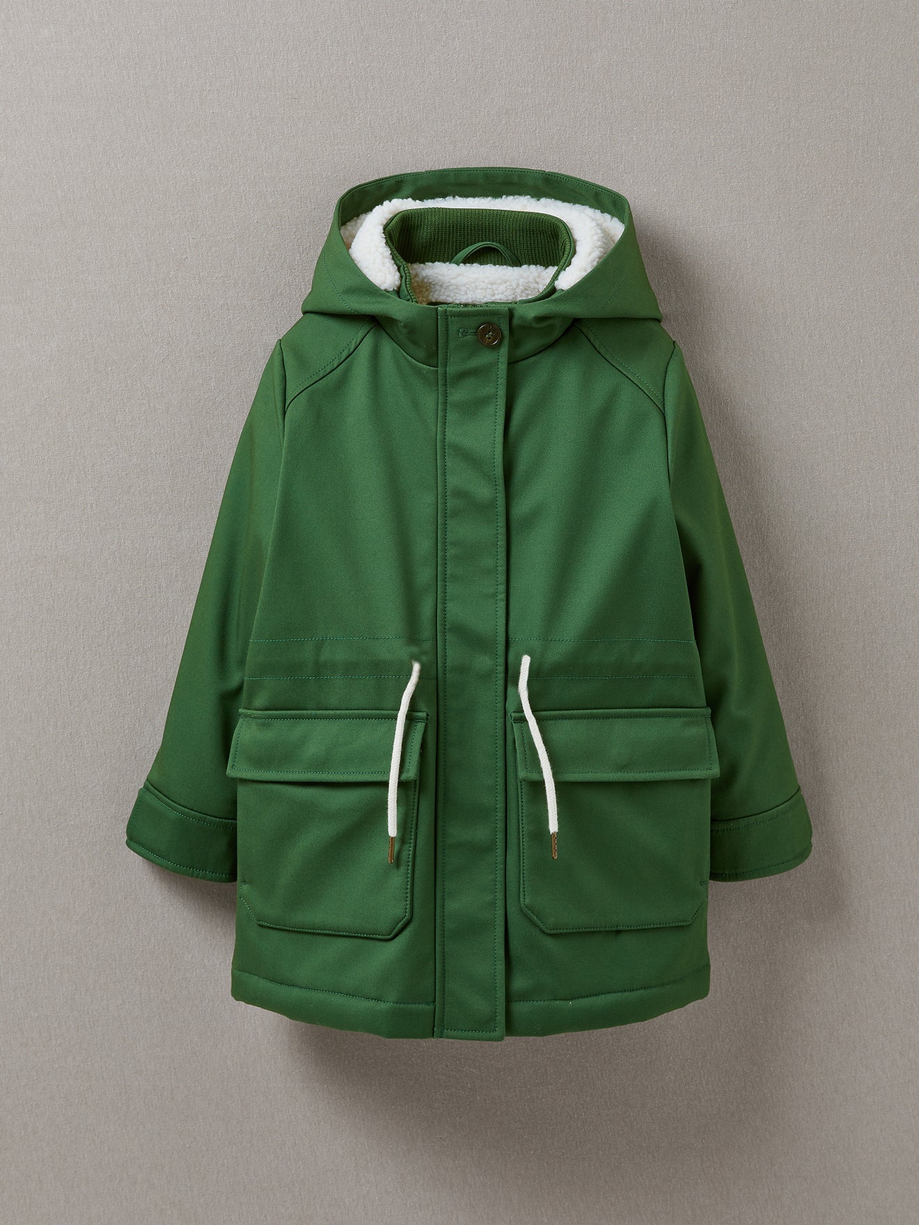 Parka nautique Fille doublée sherpa