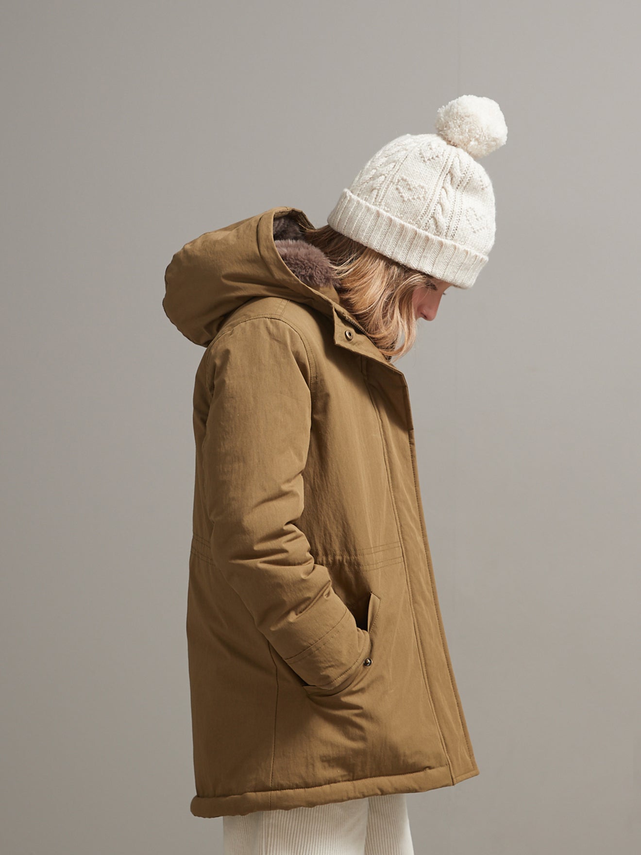 Parka Fille doublée d'imitation fourrure