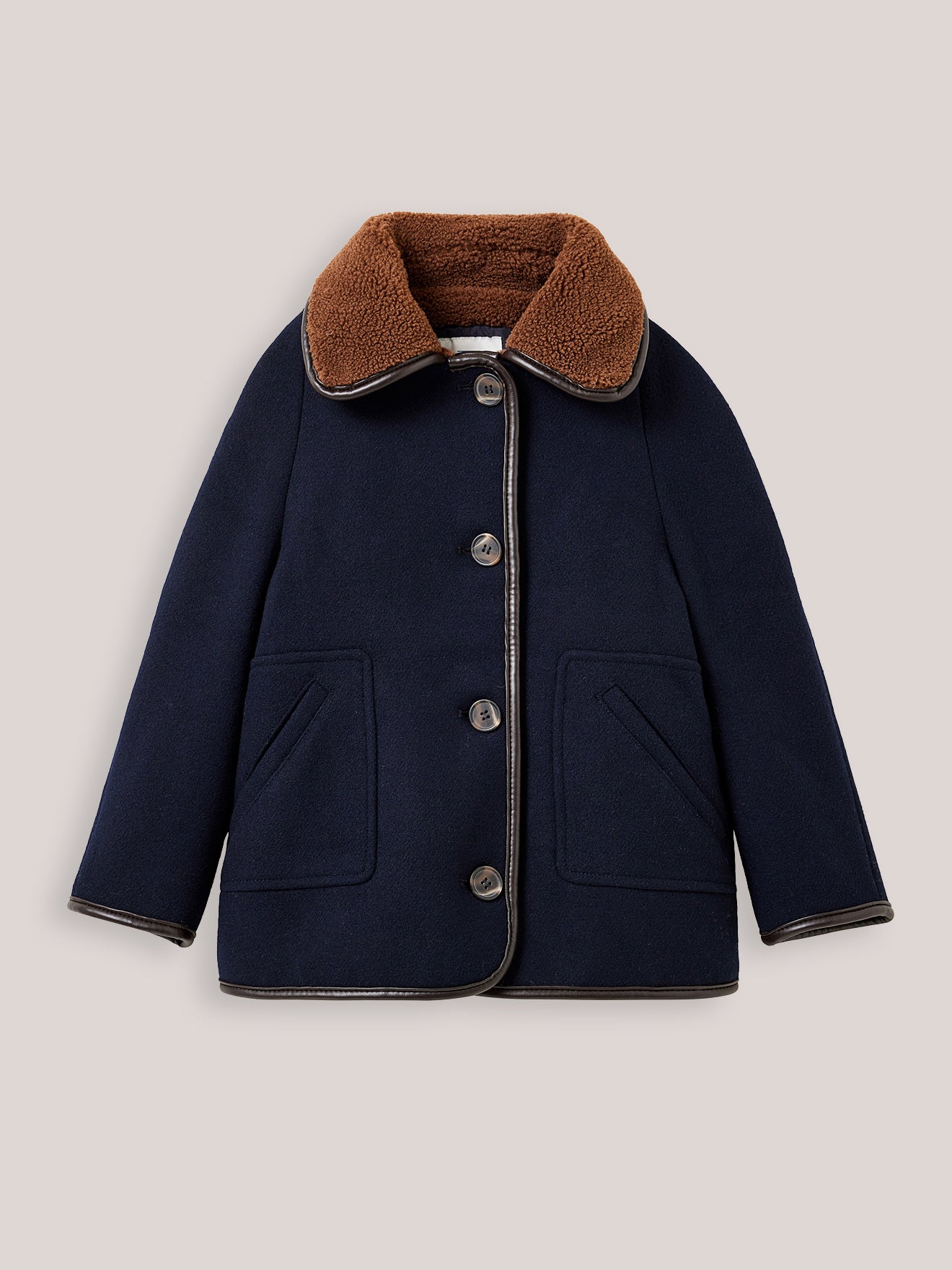 Manteau doublé sherpa Fille