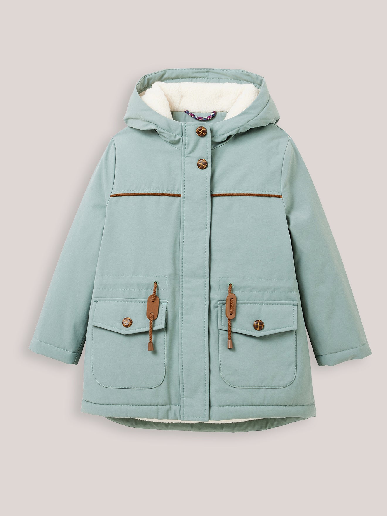 Parka Fille doublée sherpa