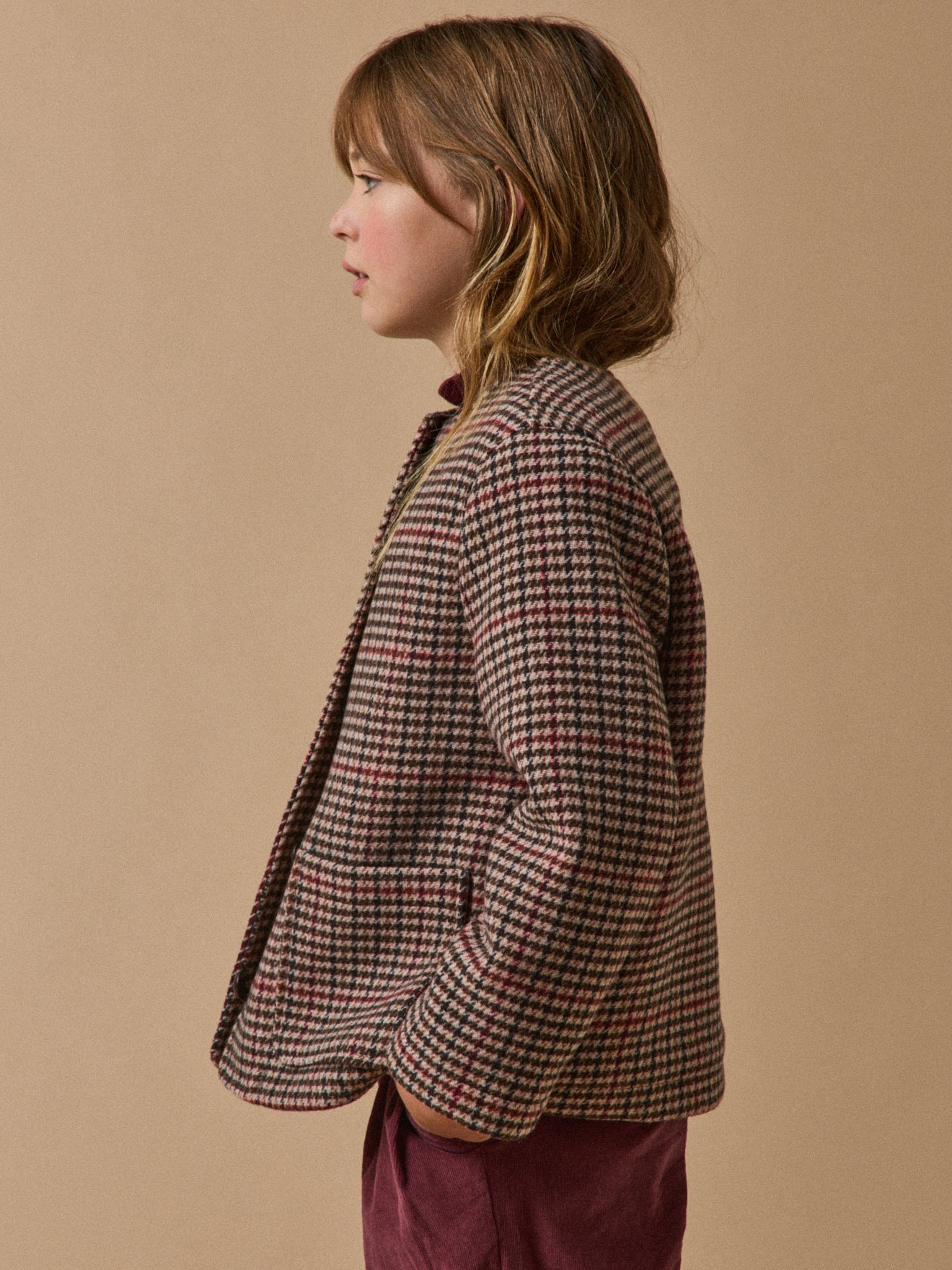 Manteau en lainage Fille