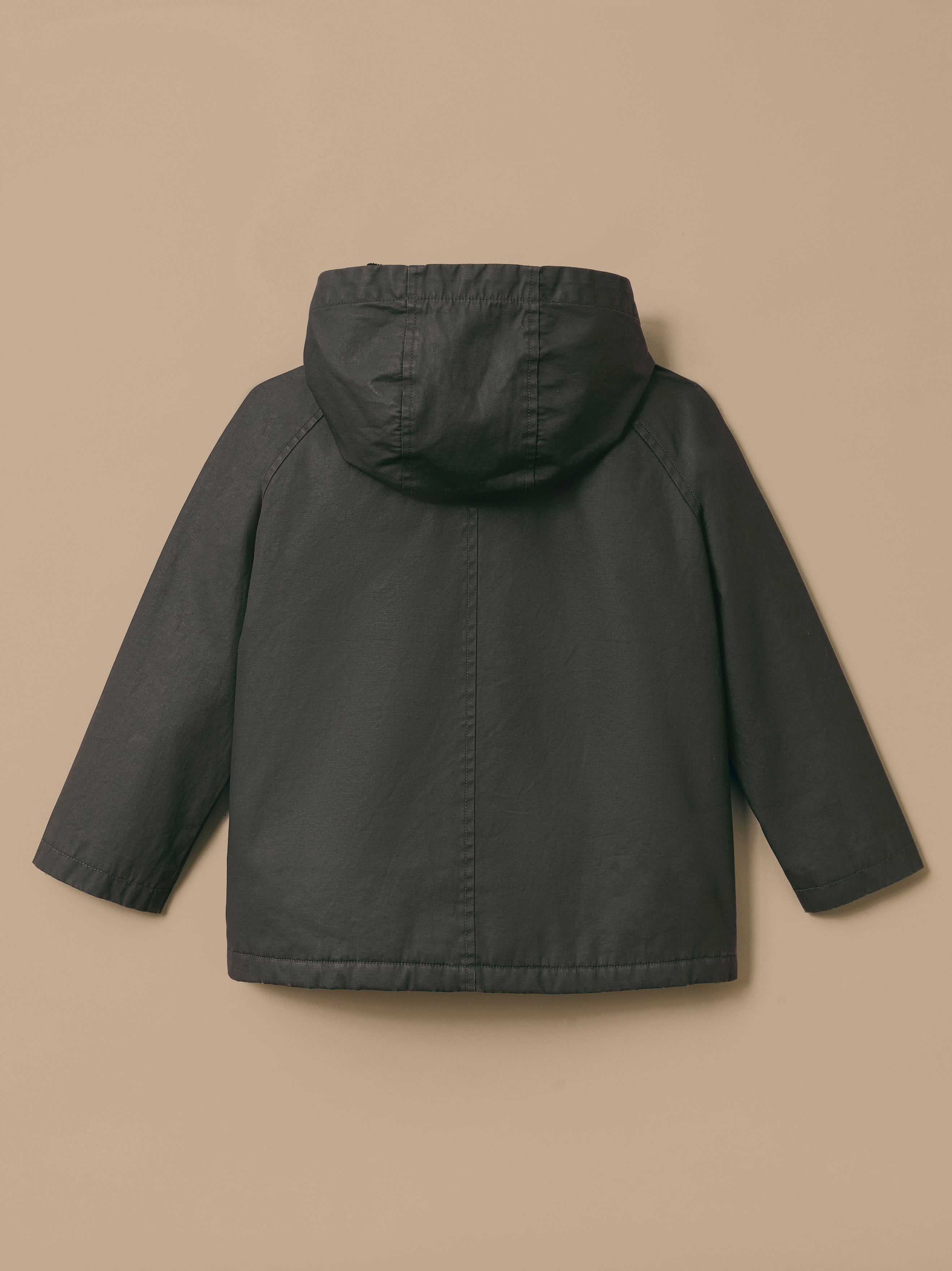 Veste en coton enduit Fille