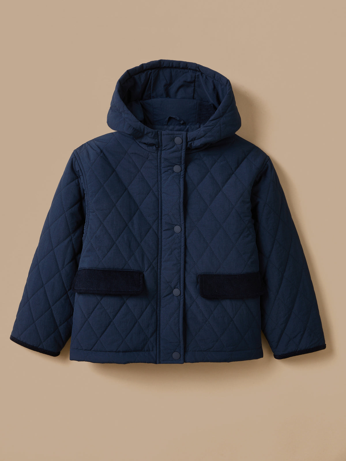 Blouson matelassé col montant Fille