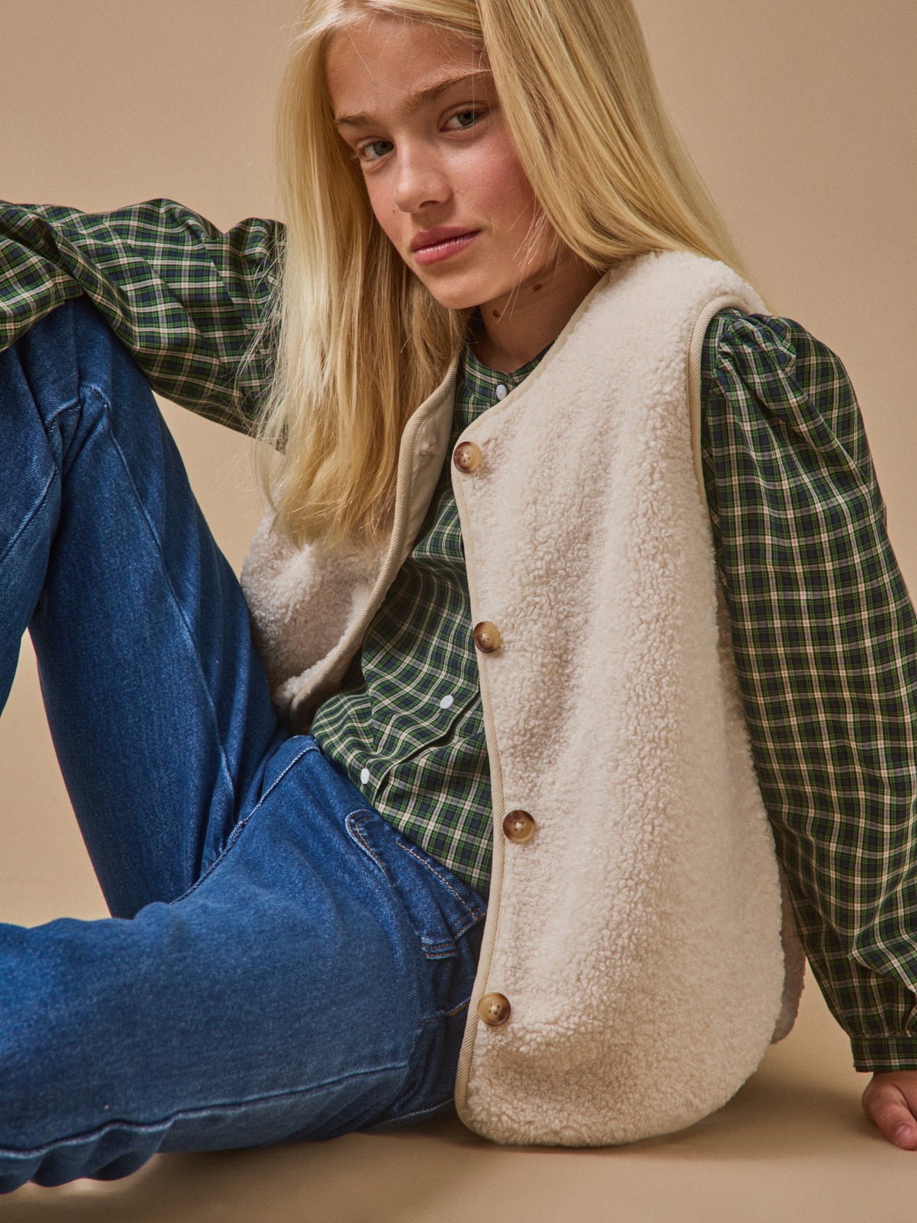 Veste en sherpa - Collection Junior