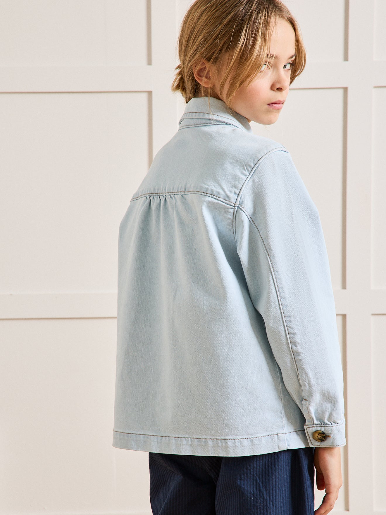 Veste worker Fille en denim