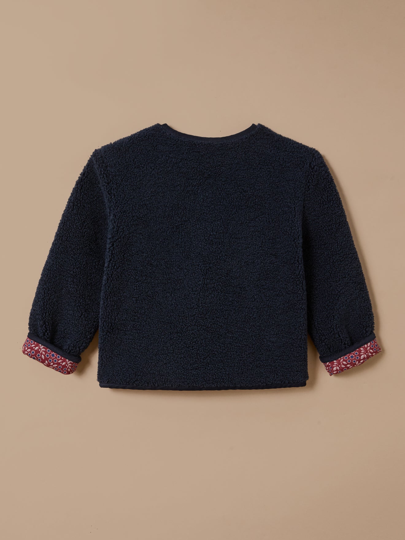 Veste en sherpa Fille