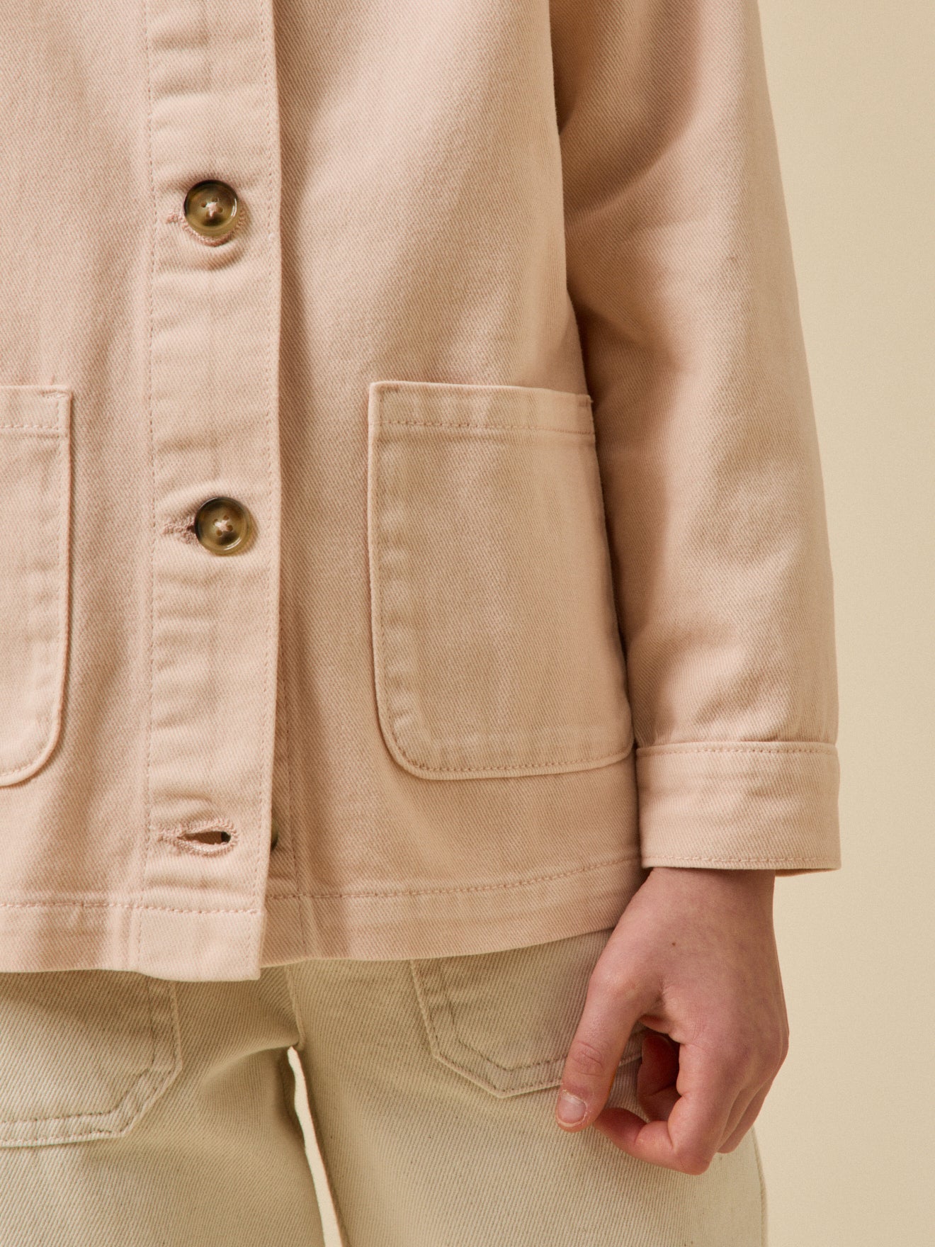 Veste worker Fille en denim