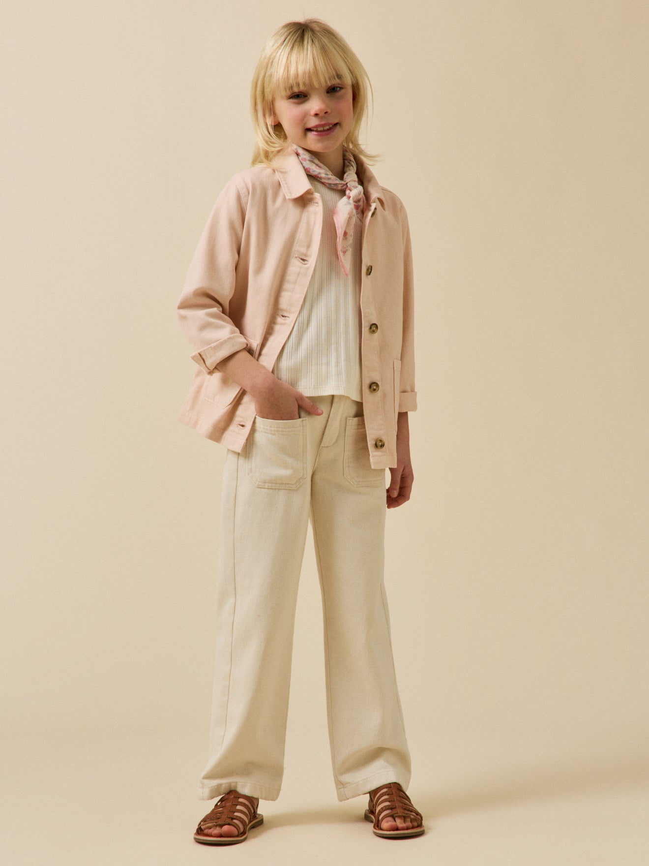 Veste worker Fille en denim