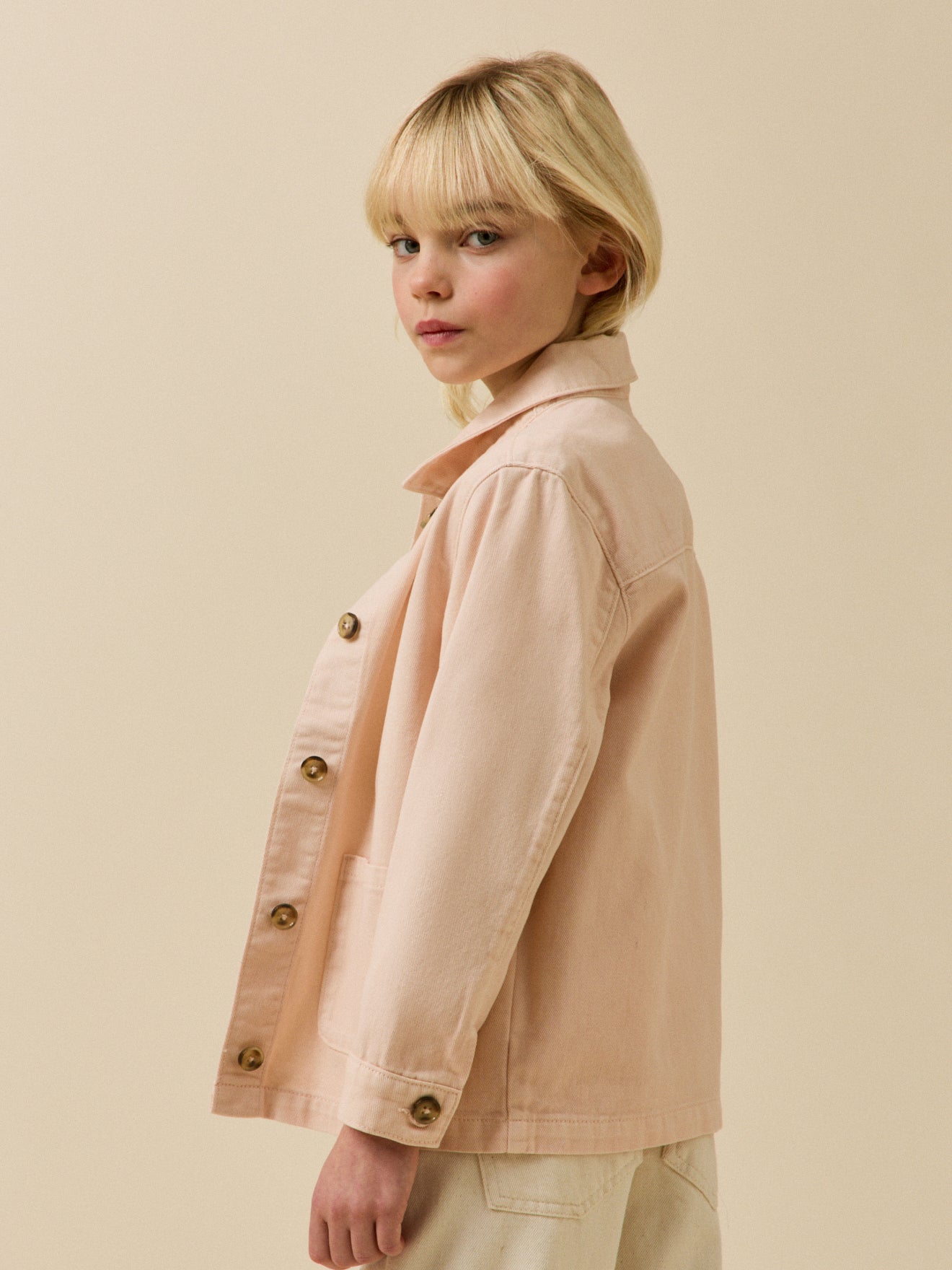 Veste worker Fille en denim