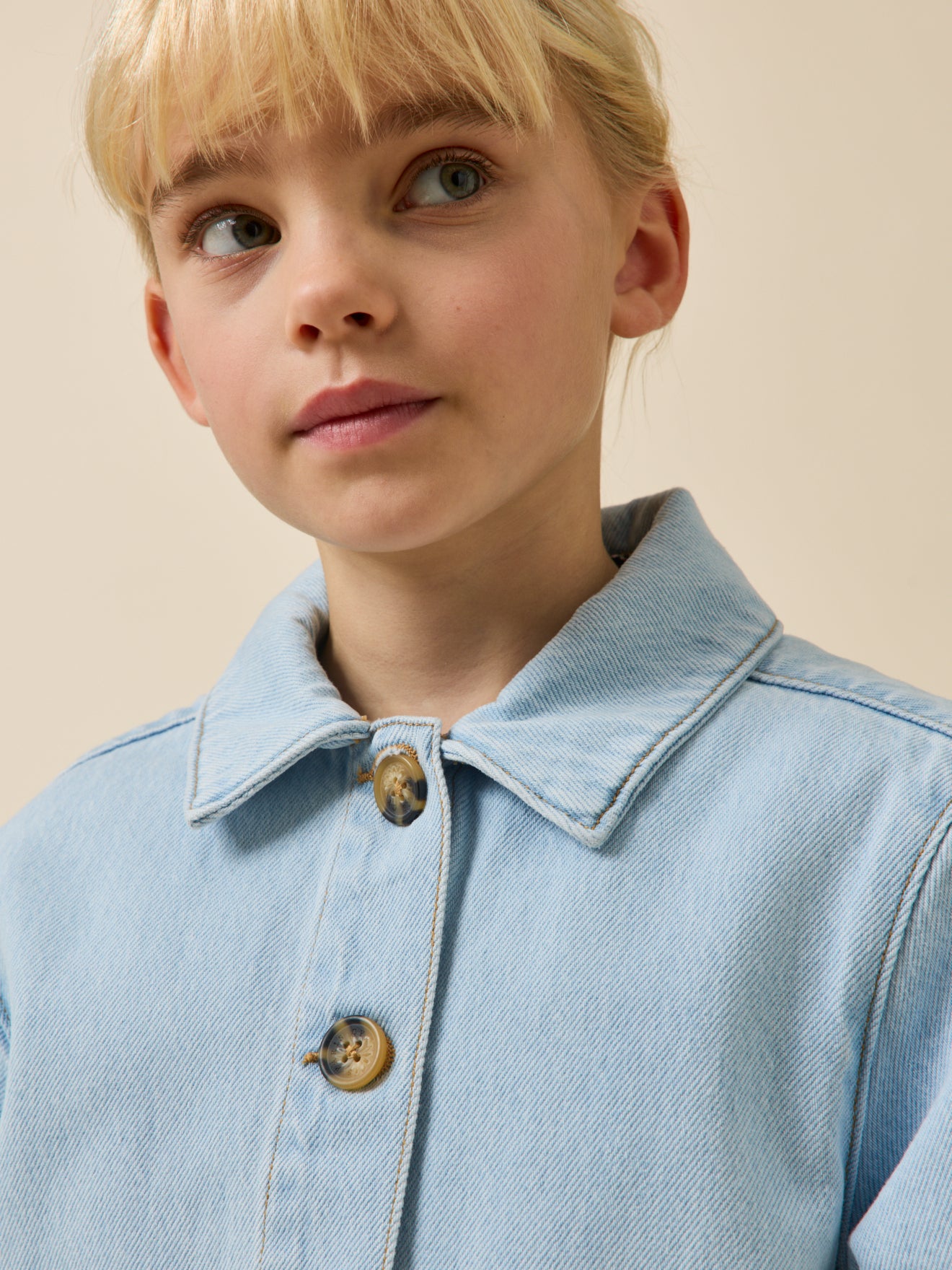 Veste worker Fille en denim