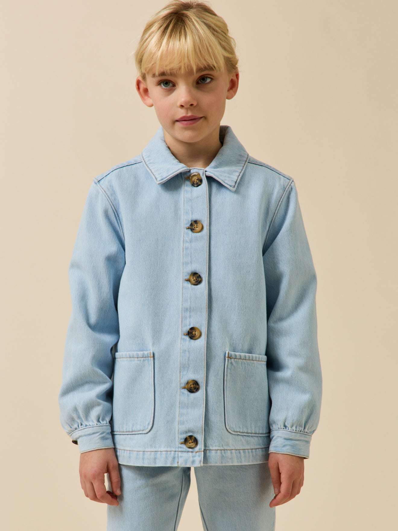 Veste worker Fille en denim