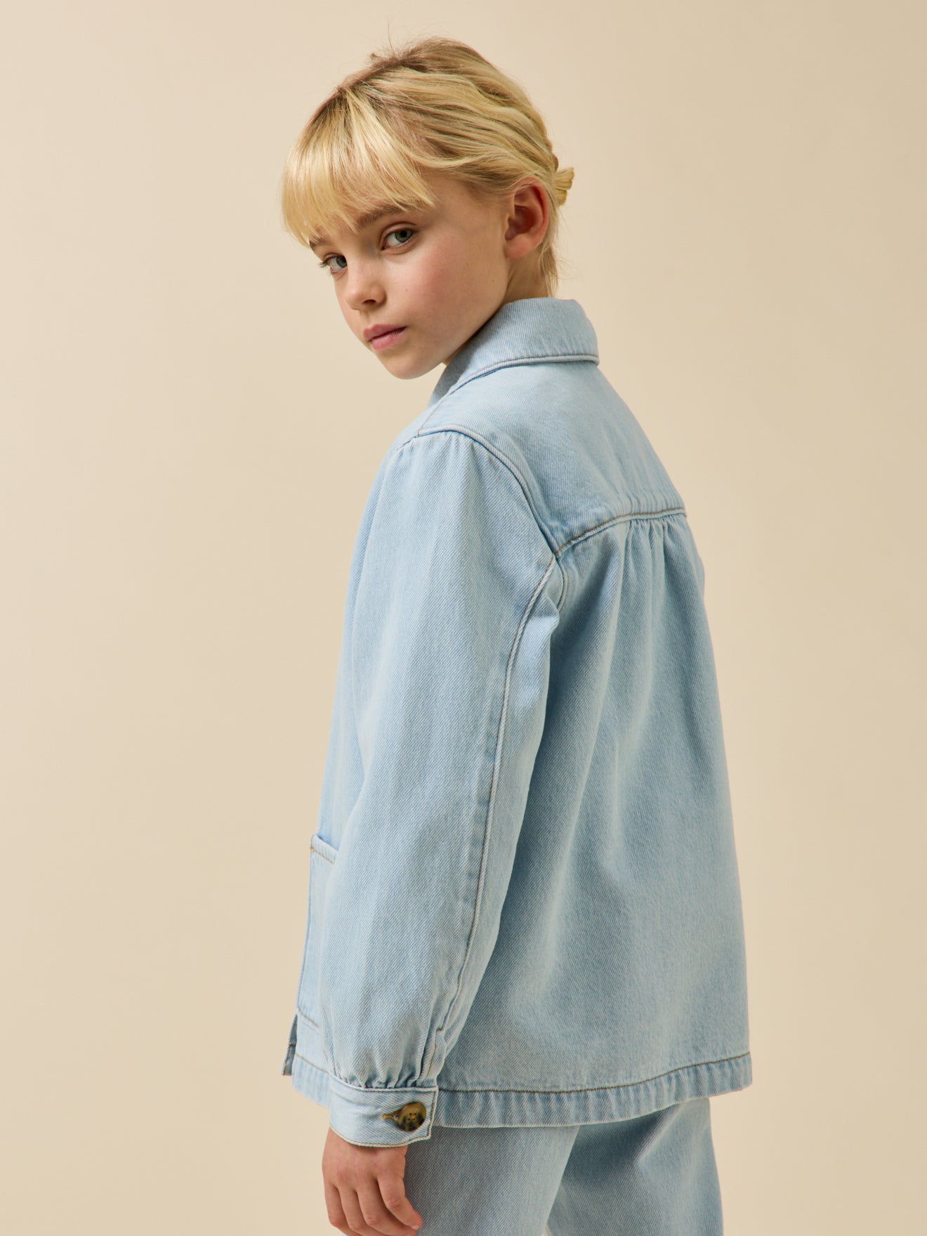 Veste worker Fille en denim
