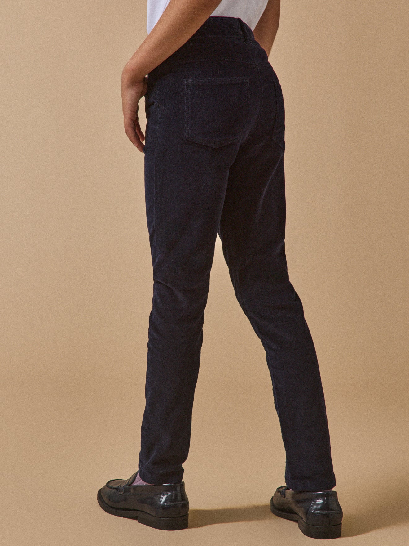 Slim en velours Fille