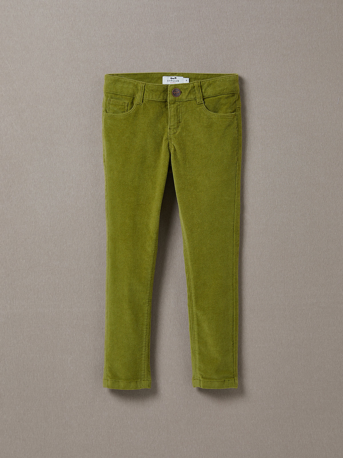 Slim en velours Fille