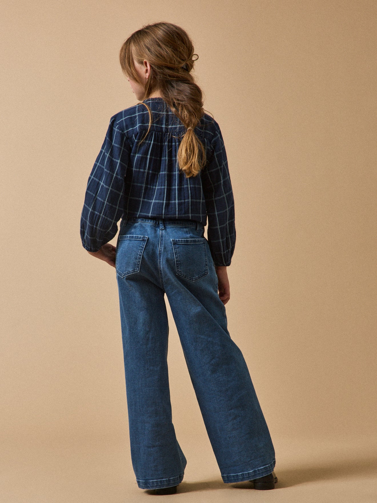 Pantalon large en denim - Collection Junior