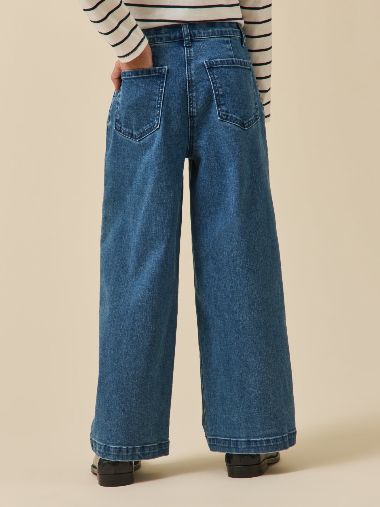 Pantalon large en denim - Collection Junior