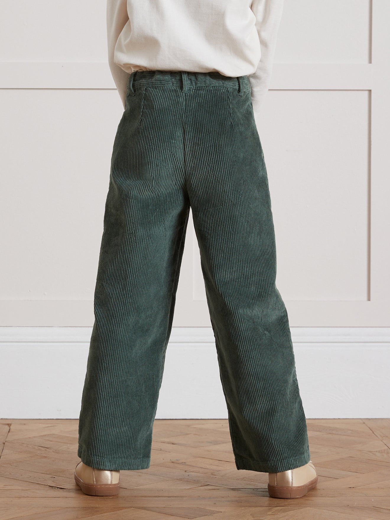 Pantalon flare en velours Fille